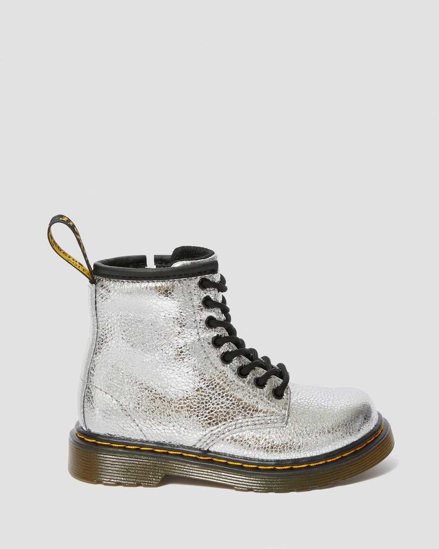 Toddler 1460 Crinkle Metallic Boots | Dr Martens