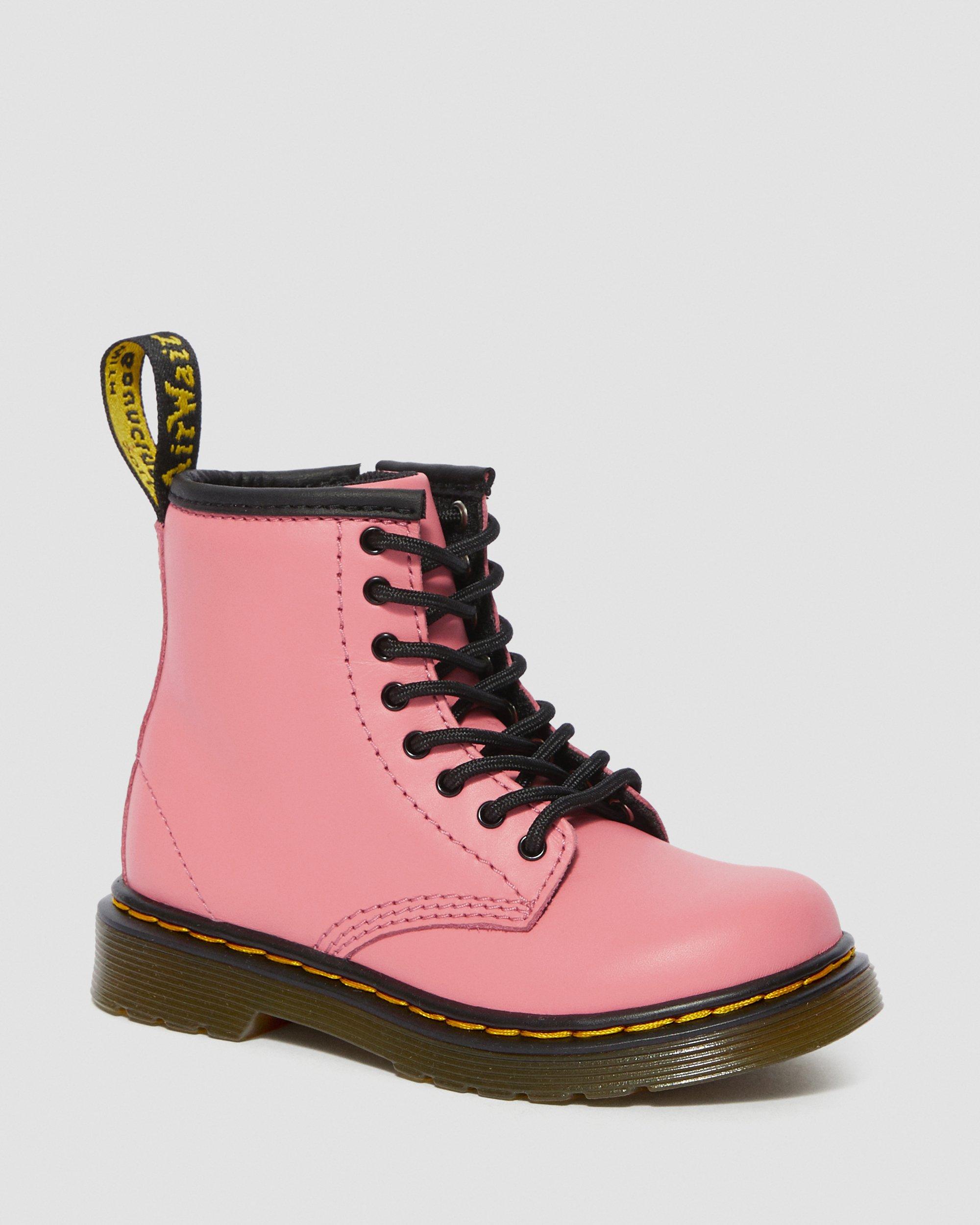 TODDLER 1460 LEATHER ANKLE BOOTS in Acid Pink | Dr. Martens