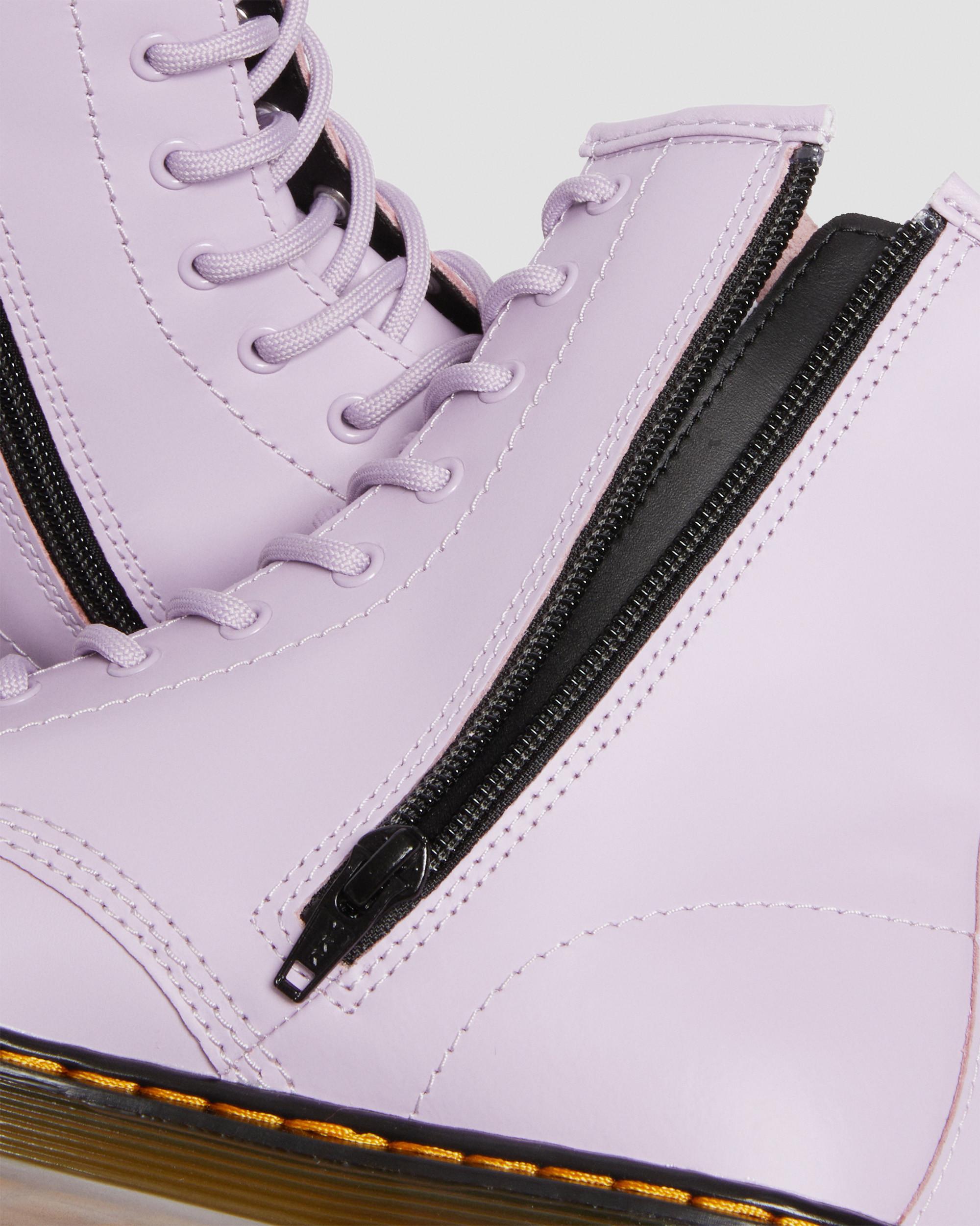 Youth 1460 Romario Leather Lilac | Up in Martens Dr. Lace Boots