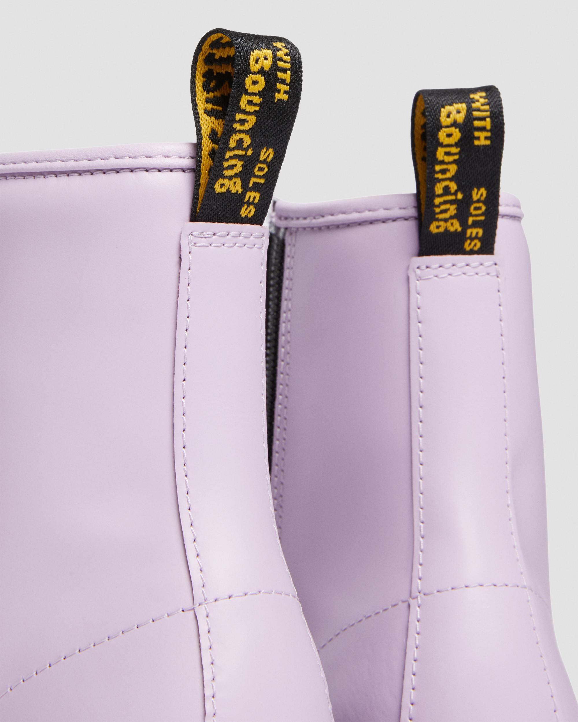 in Romario Lilac Leather | Youth Up Martens Dr. Boots Lace 1460