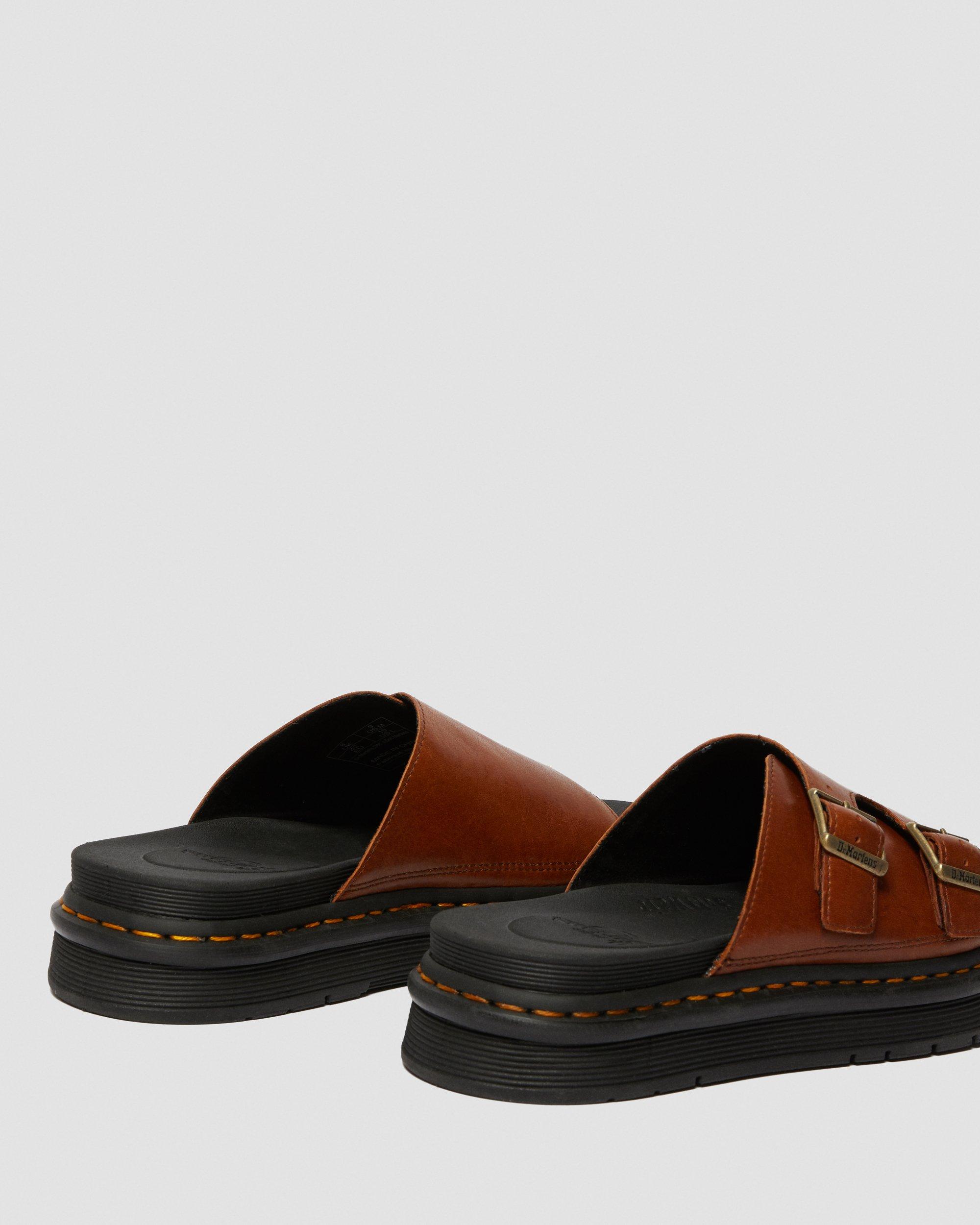 Dax Men's Luxor Leather Slide Sandals Dr. Martens