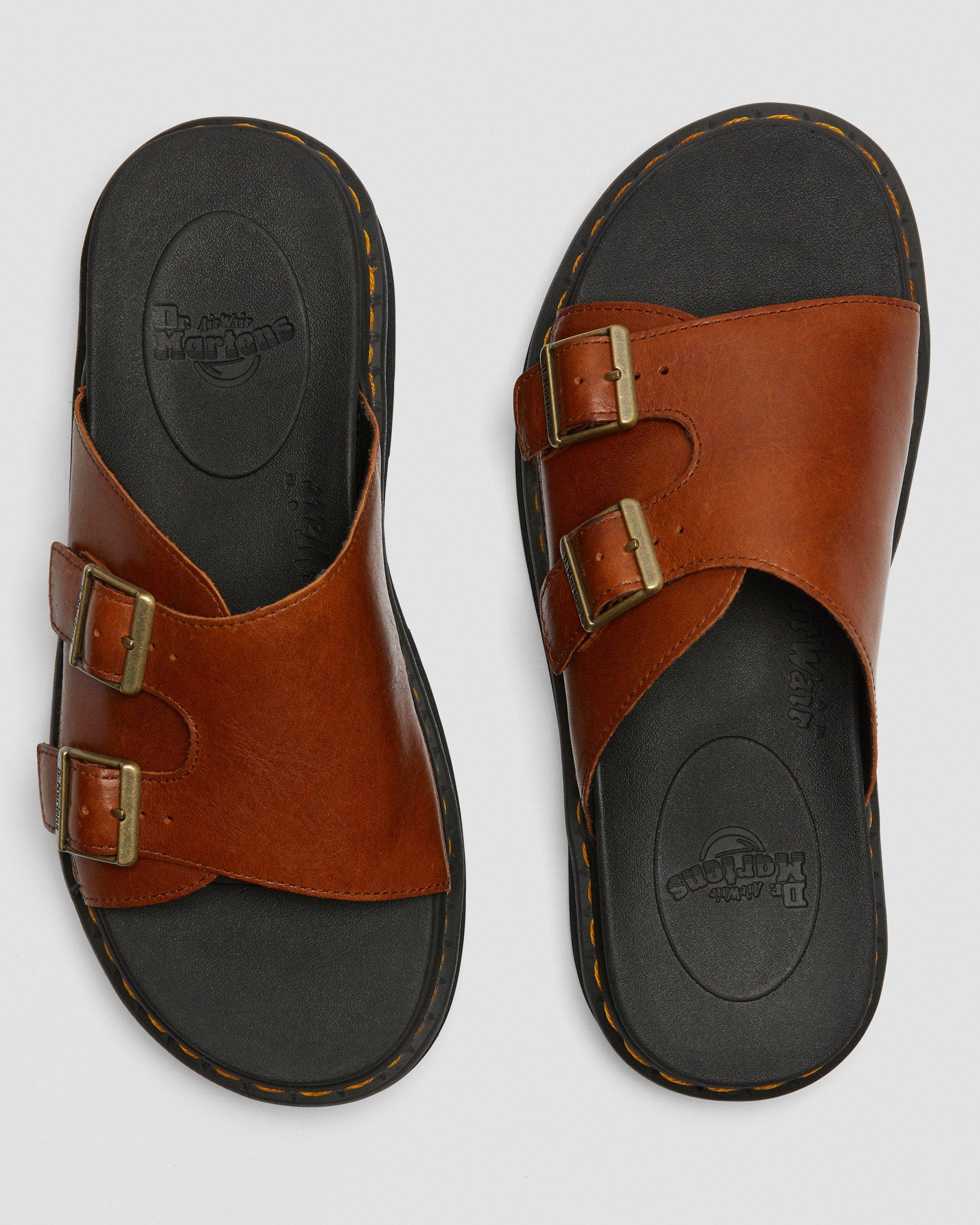 Dr. Doc Martens Dax Brown Leather Slide Sandals 25830220 Men’s Size 12 Monk Dr. Martens | Shoes | Dr Doc Martens Dax Brown Leather Slide  main image 2
