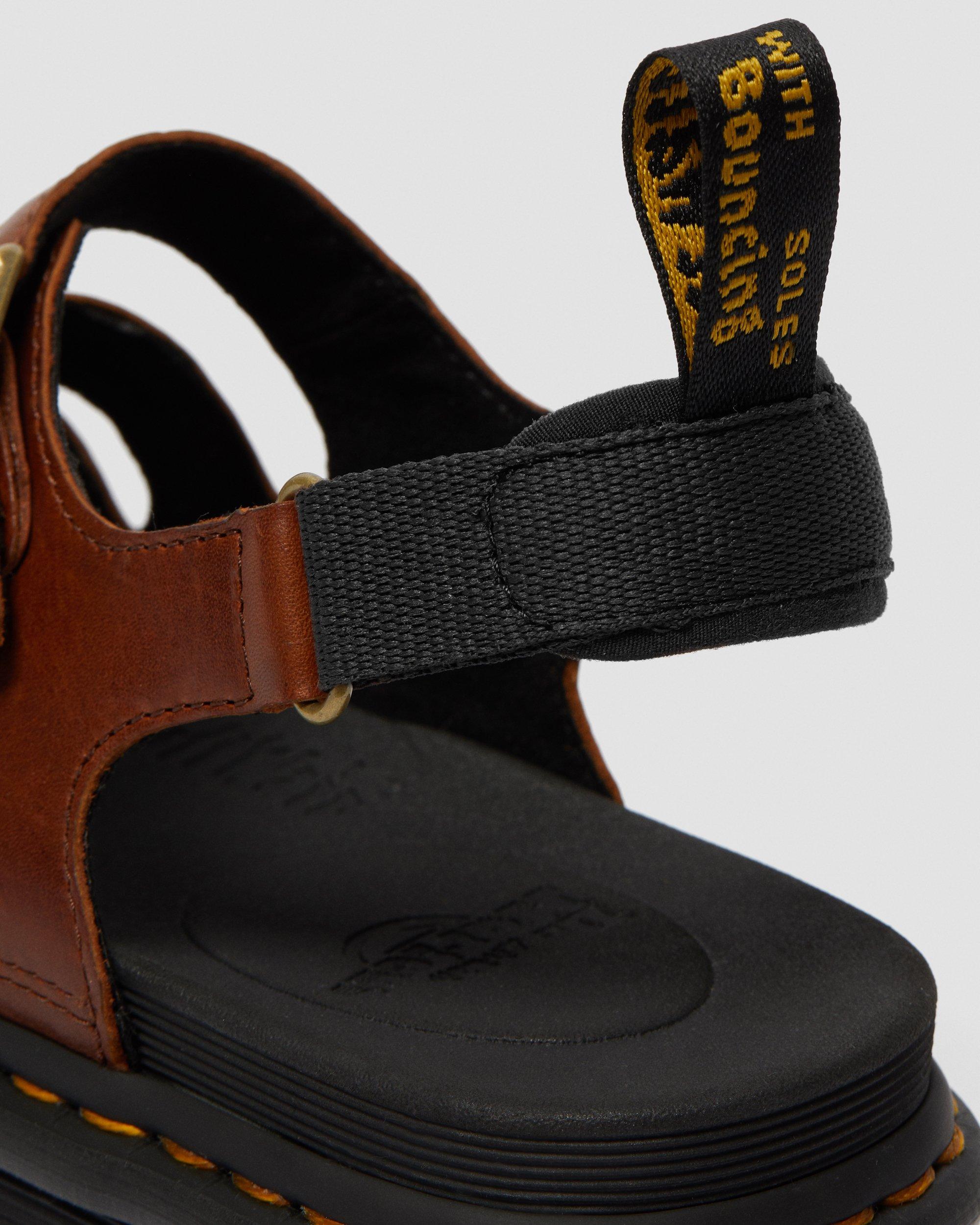 Dr.Martens サンダル SOLOMAN Soloman Men's Luxor Leather Strap Sandals in TAN | Dr. Martens™