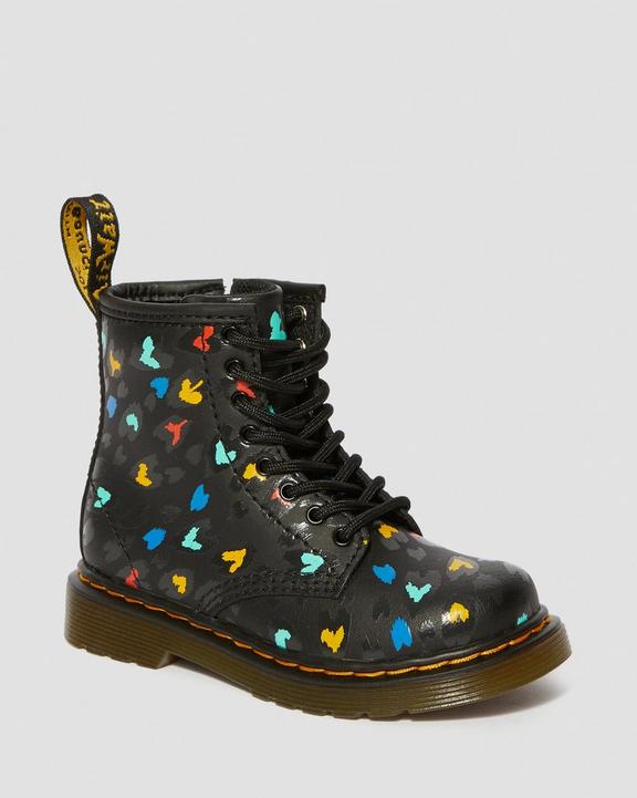 BOOTS 1460 HEARTS EN CUIR POUR TOUT-PETIT Dr. Martens