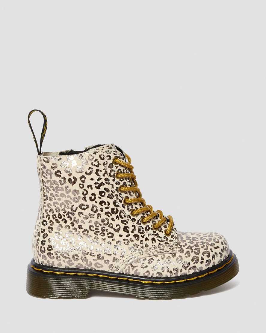 TODDLER PASCAL METALLIC SUEDE ANKLE BOOTS | Dr Martens