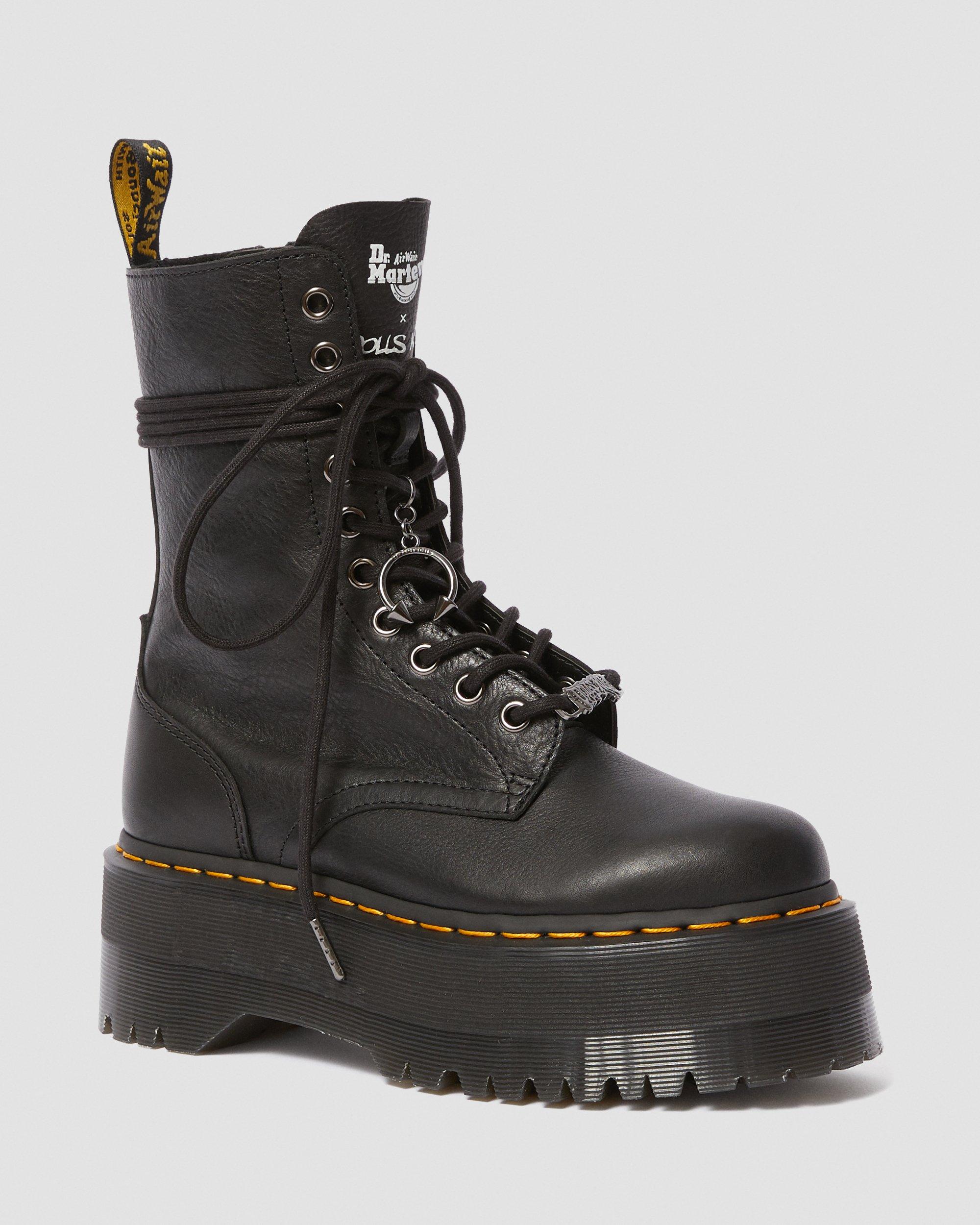 Dolls Kill Jadon Hi Max in BLACK | Dr. Martens™