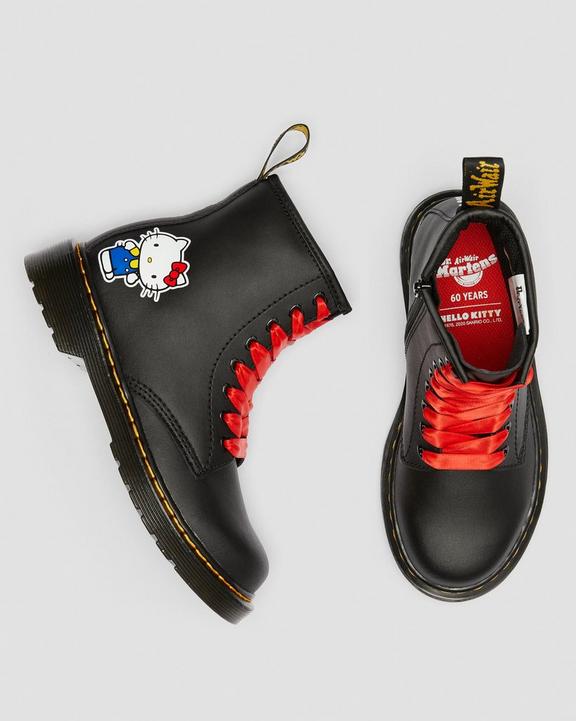 JUNIOR HELLO KITTY 1460 LEATHER ANKLE BOOTS Dr. Martens