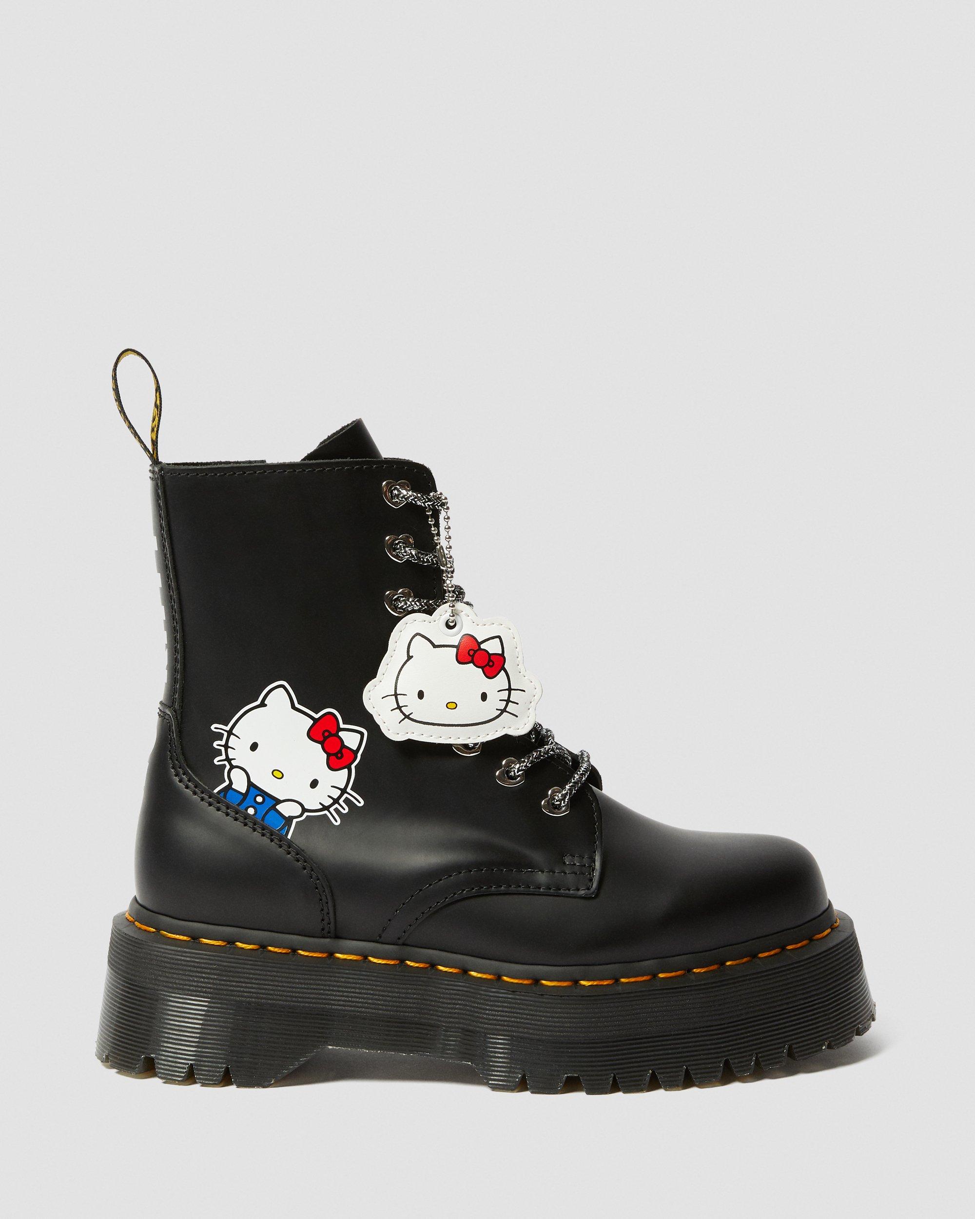 Jadon Women's Hello Kitty Platform Boots Dr. Martens