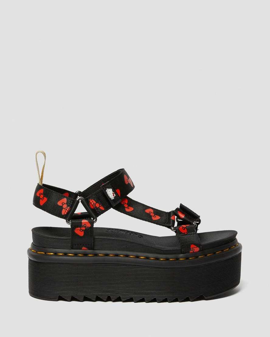 HELLO KITTY VEGAN PLATFORM SANDALEN Dr. Martens