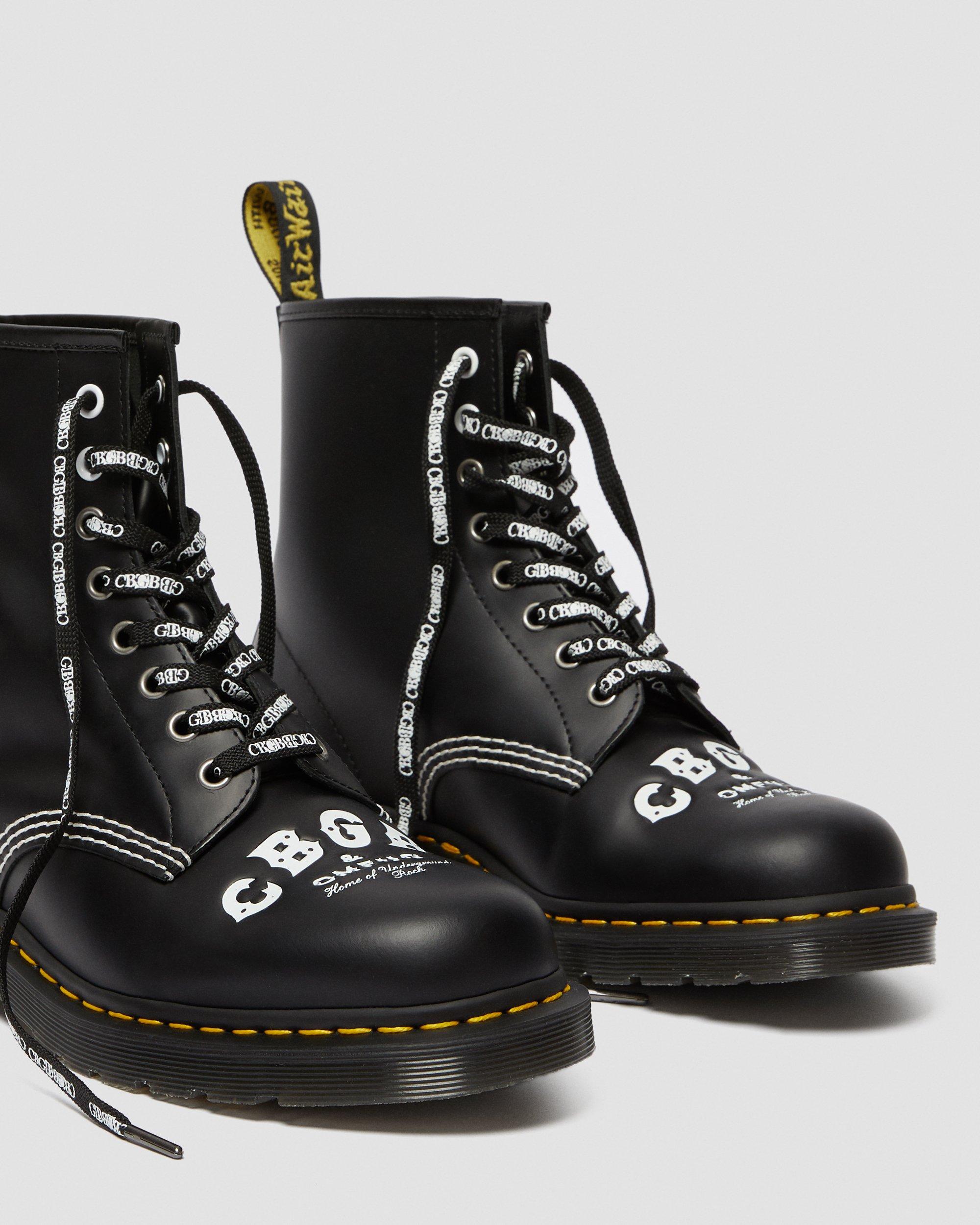 1460 Cbgb Smooth Leather Lace Up Boots | Dr. Martens