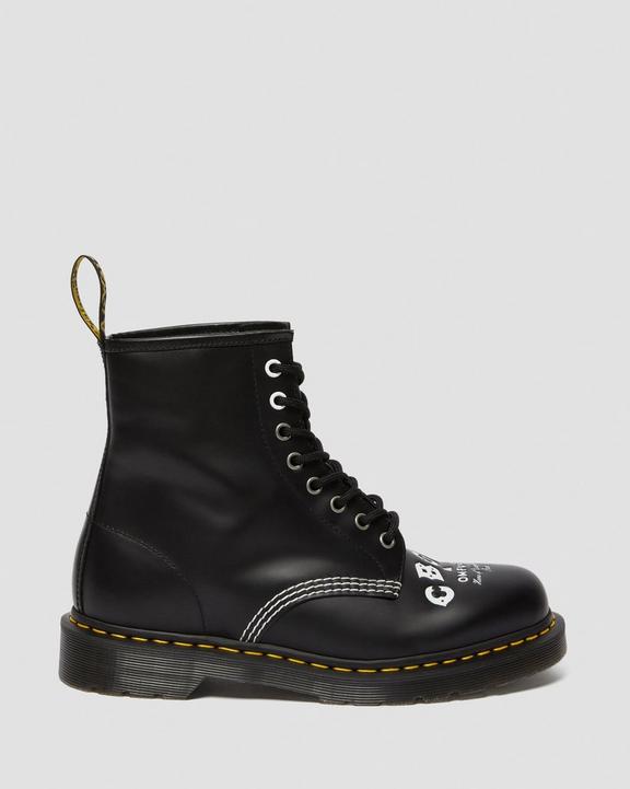 1460 CBGB EB1460 CBGB EMBOSSED LEATHER ANKLE BOOTS Dr. Martens