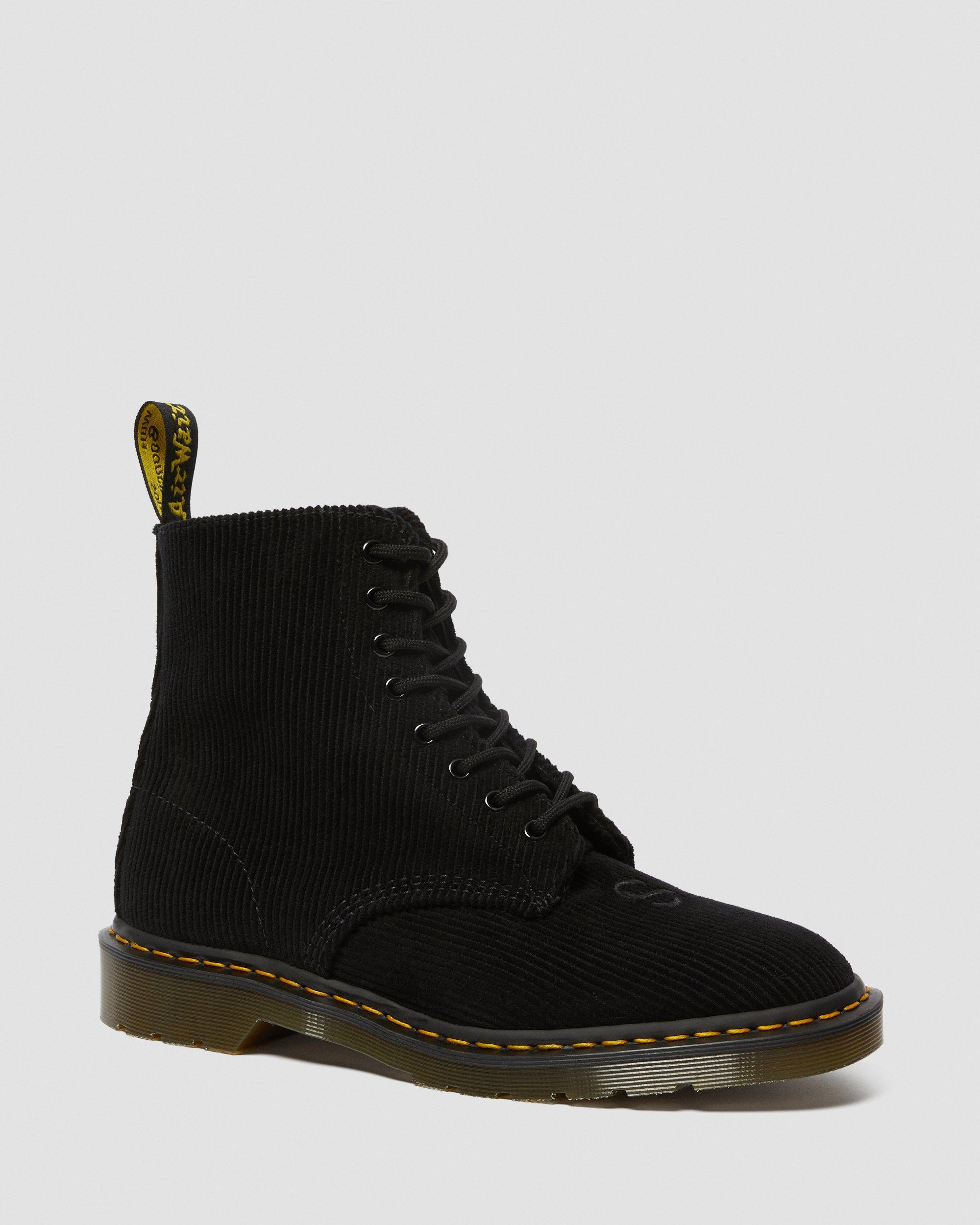 1460 Undercover Sn Corduroy Lace Up Boots in BLACK | Dr. Martens™