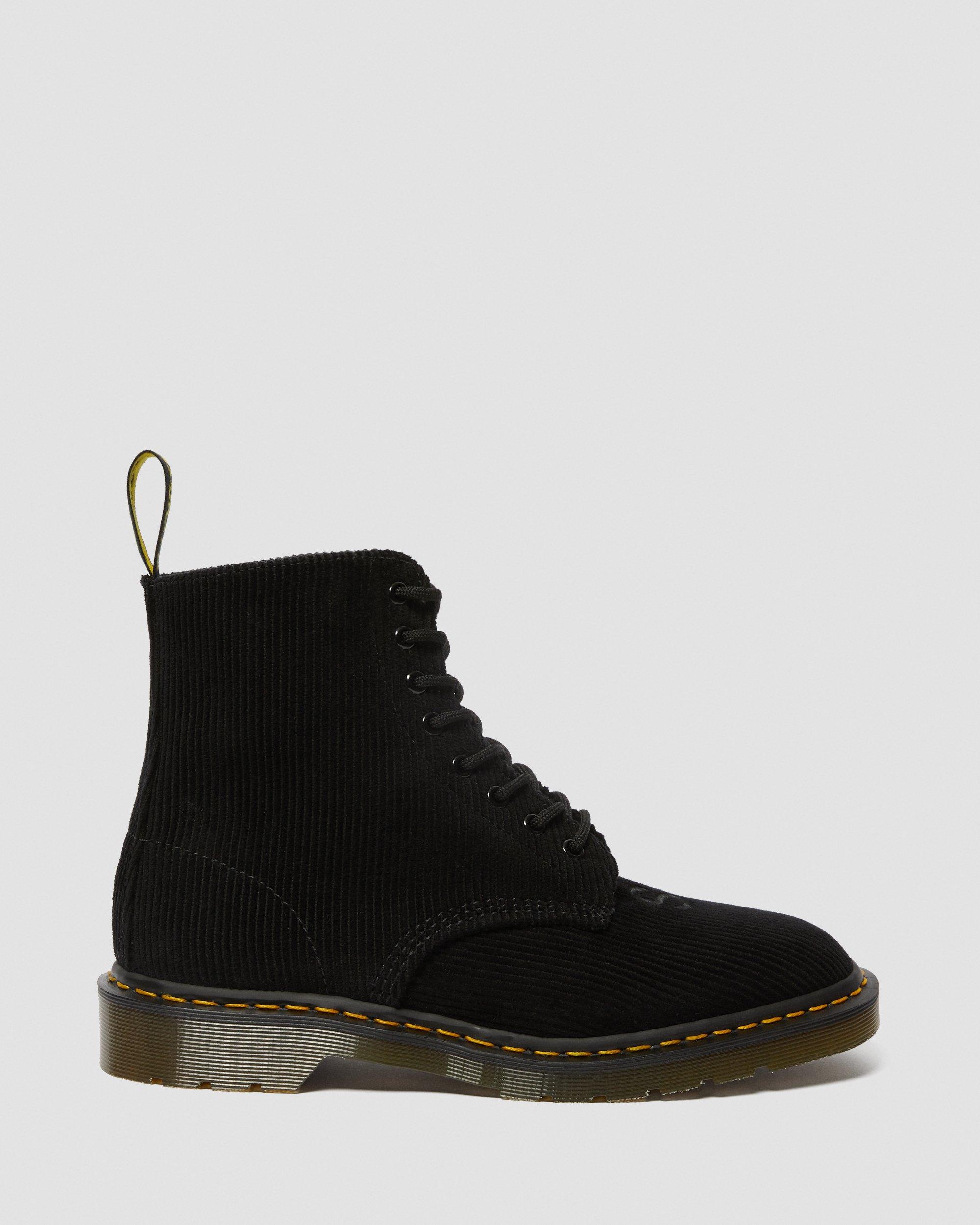 1460 Undercover Sn Corduroy Lace Up Boots in BLACK | Dr. Martens™