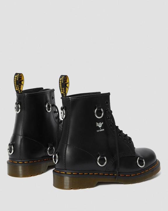 1460 Raf Simons Smooth Leather Lace Up Boots in Black | Dr 1460 Raf Simons Smooth Leather Lace Up Boots in Black | Dr