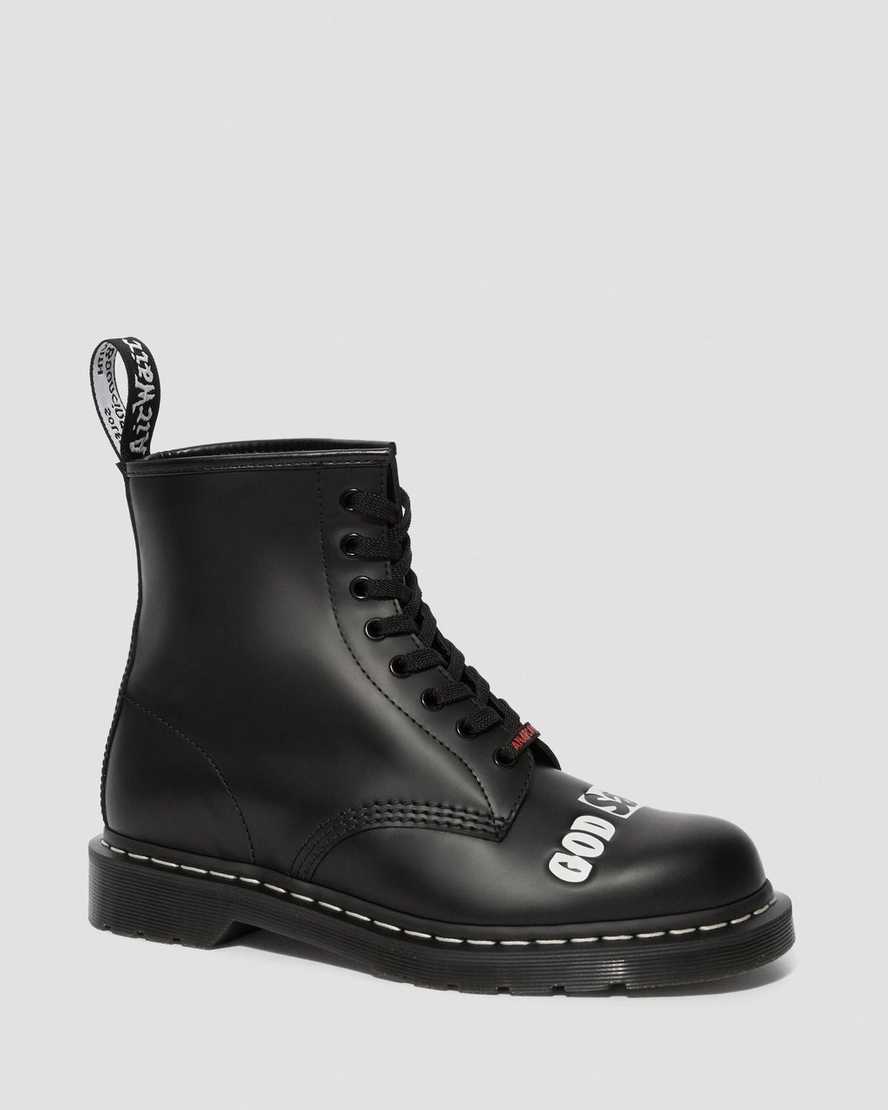 1460 Sex Pistols Smooth Leather Lace Up Boots Dr. Martens