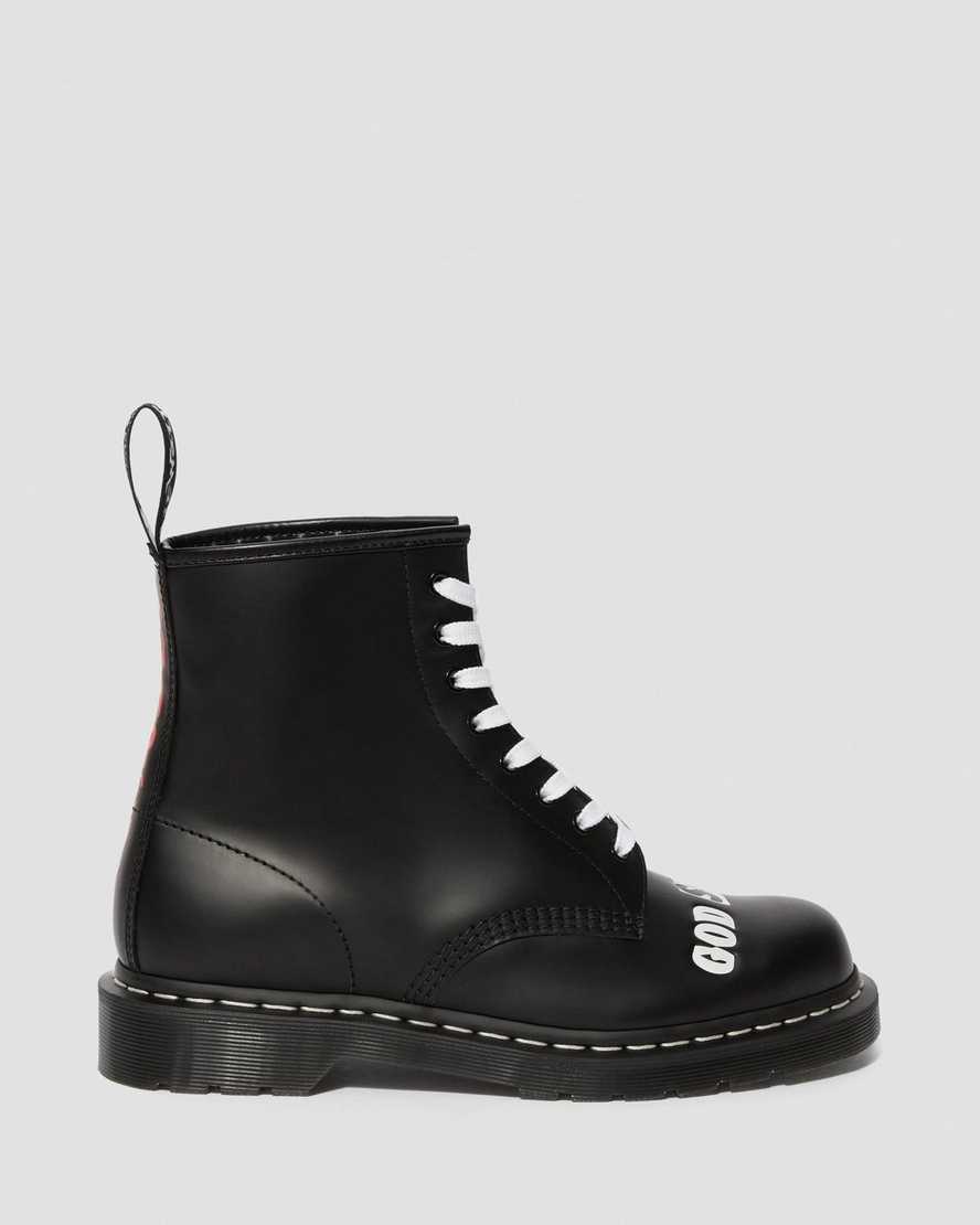 1460 Sex Pistols Smooth Leather Lace Up Boots Dr. Martens