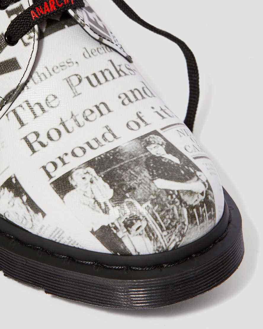 1461 Sex Pistols Leather Printed Oxford Shoes | Dr Martens