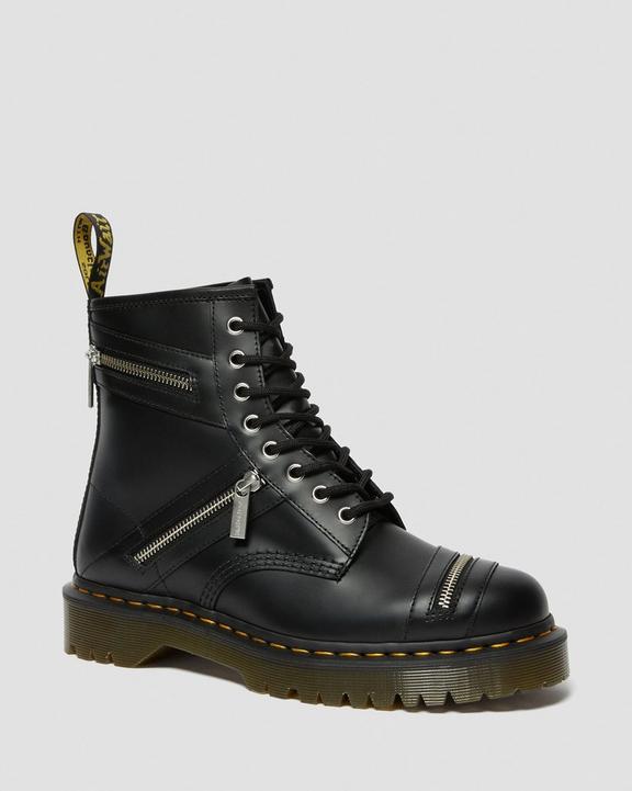 1460 Bex Leather Zipper Boots Dr. Martens