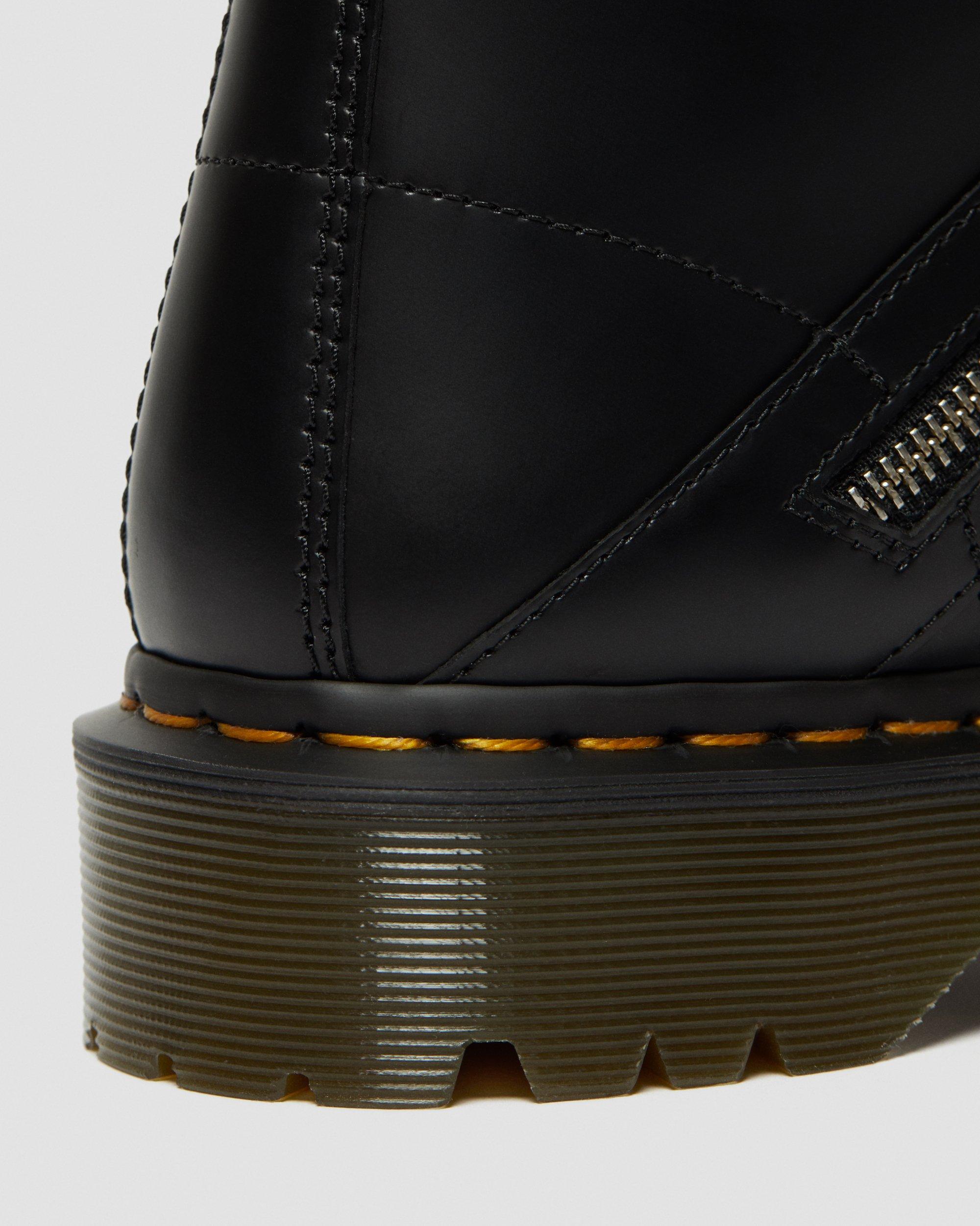 1460 BEX ZIP LEATHER BOOTS in BLACK | Dr. Martens™