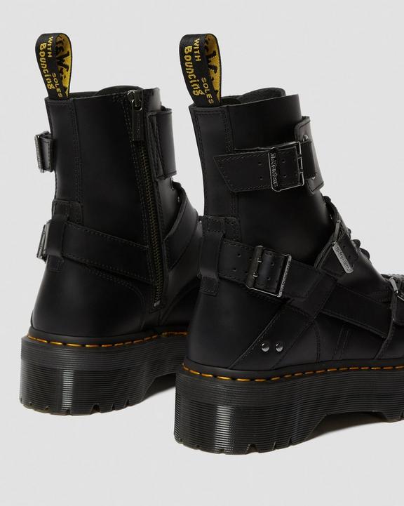 Jadon Strap Platform Leather Boots Dr. Martens