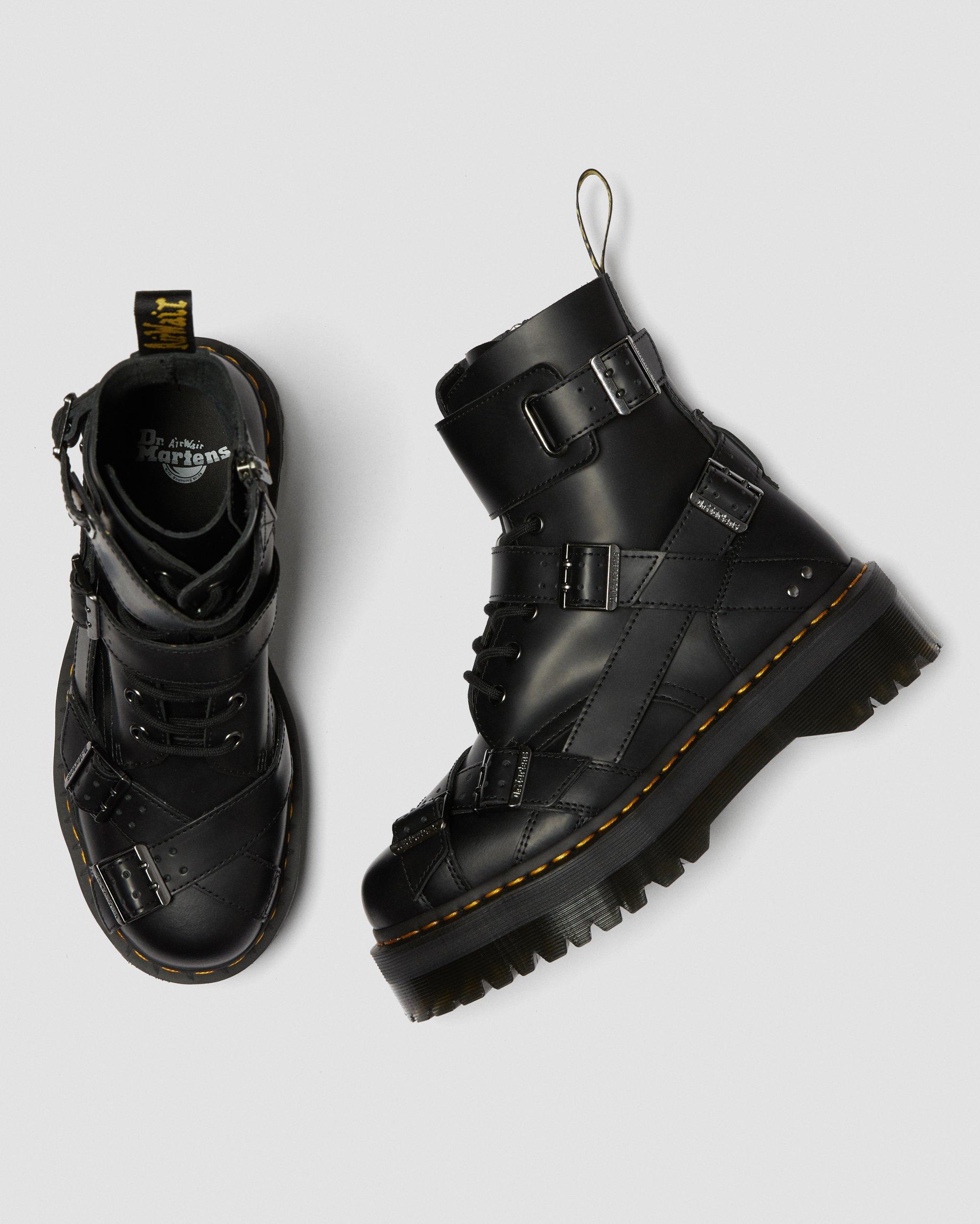 Jadon Strap Platform Leather Boots | Dr. Martens