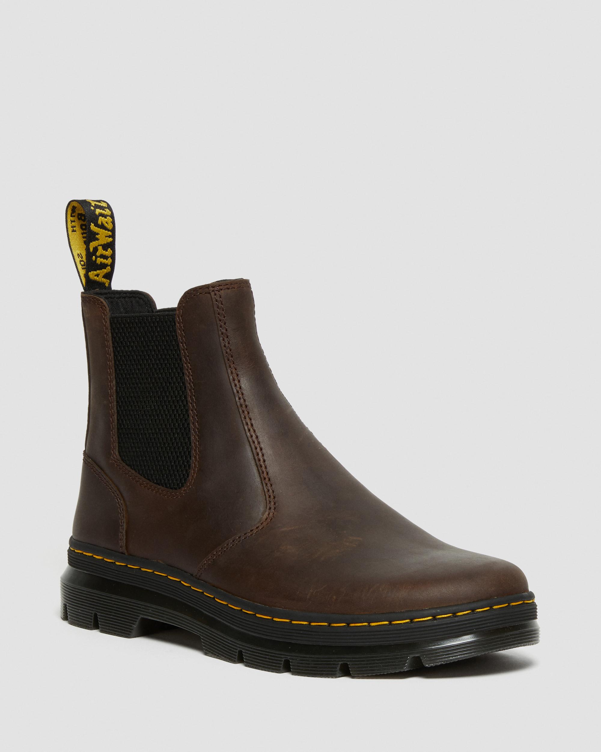 Embury Leather Casual Chelsea Boots in Black | Dr. Martens