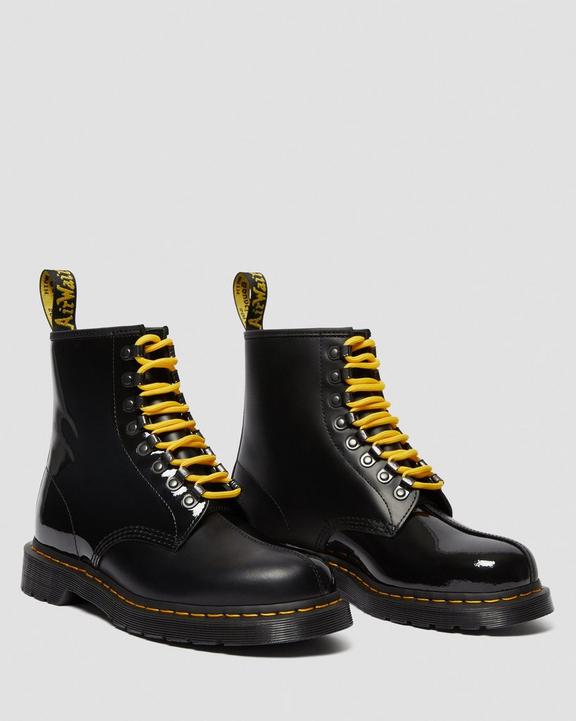 1460 Pleasures Patent Leather Lace Up Boots in Black | Dr 1460 Pleasures Patent Leather Lace Up Boots in Black | Dr