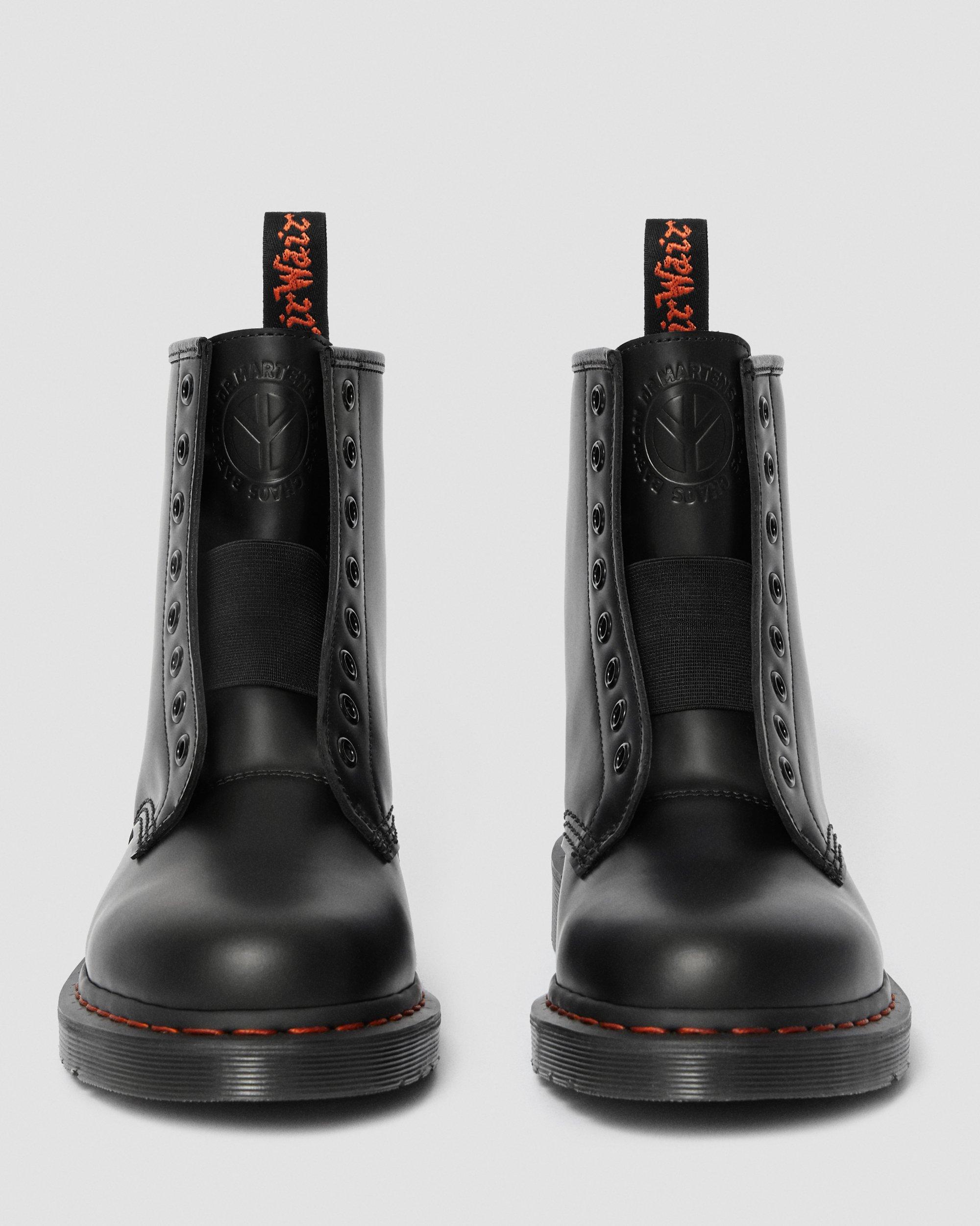 1460 Beams X Babylon Smooth Leather Boots in BLACK | Dr. Martens™