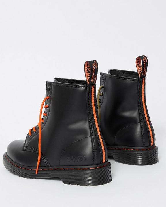 1460 Beams X Babylon Smooth Leather Boots in Black | Dr. Martens 1460 Beams X Babylon Smooth Leather Boots in Black | Dr. Martens
