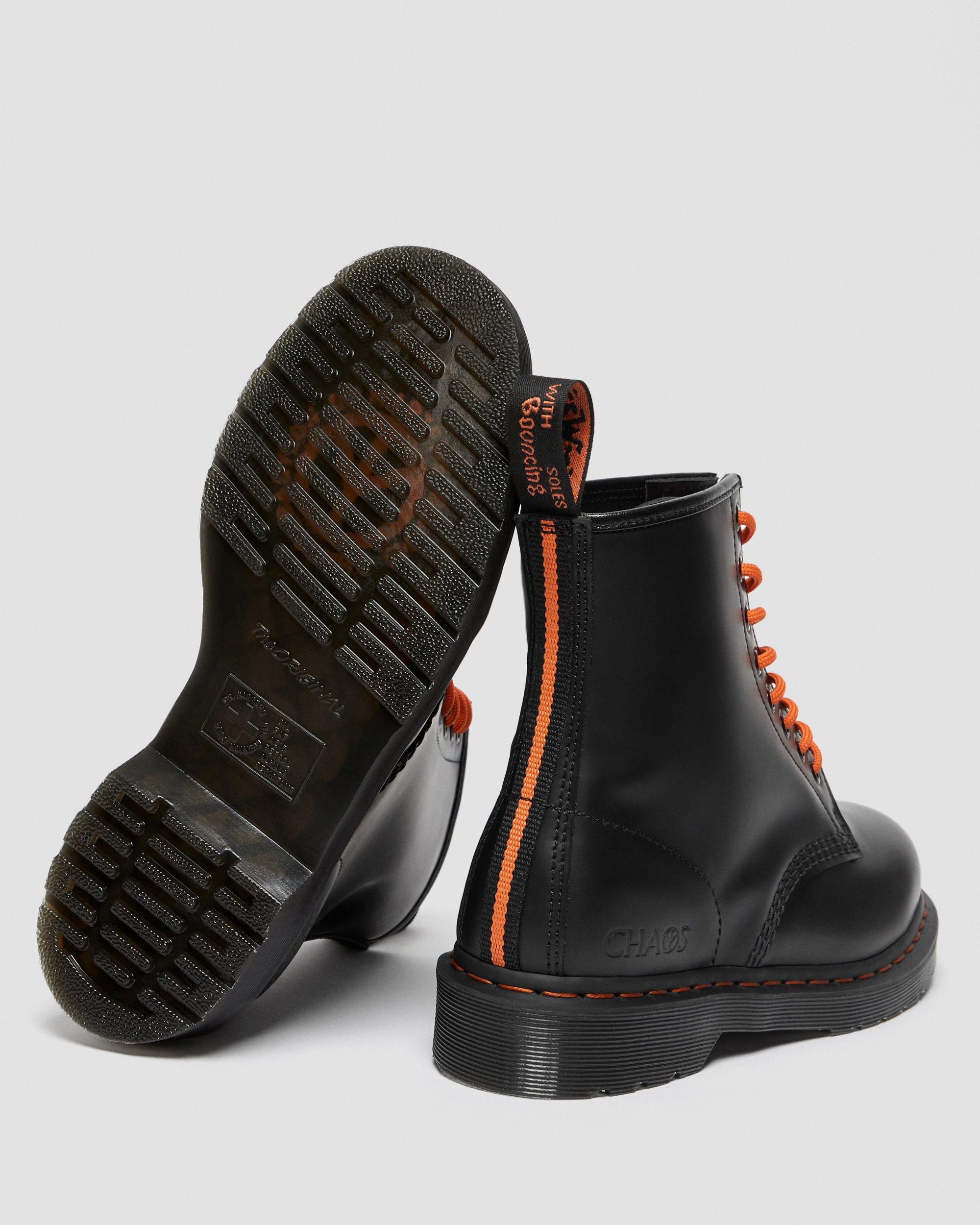 1460 BEAMS X BABYLON LEATHER ANKLE BOOTS in Black | Dr. Martens