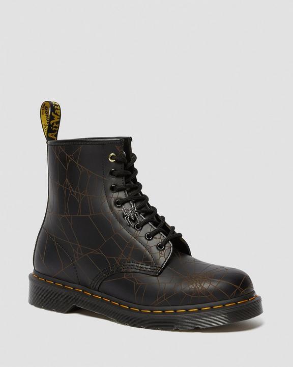 1460 Yohji Yamamoto Spider Web Print Boots in Black | Dr 1460 Yohji Yamamoto Spider Web Print Boots in Black | Dr