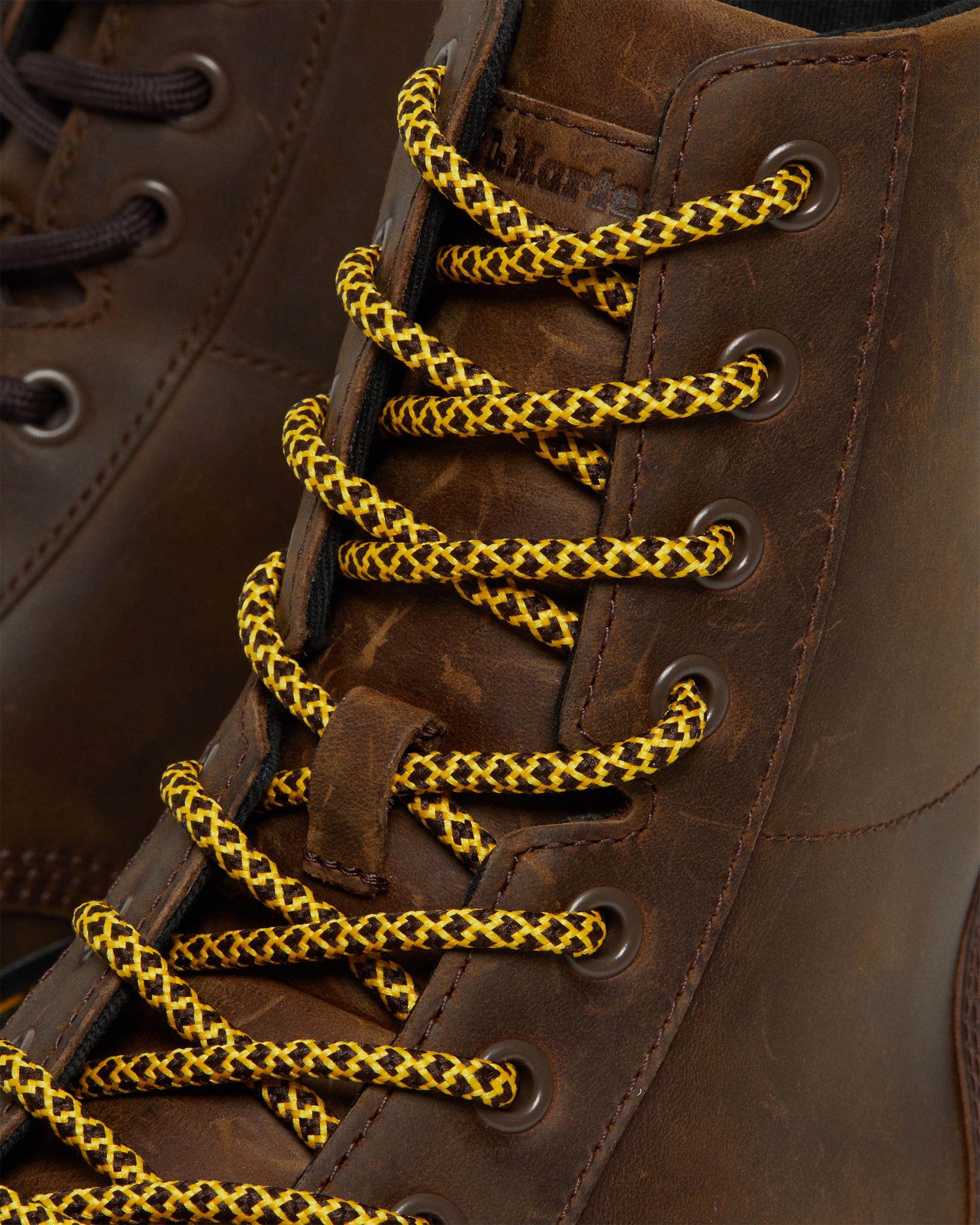 Combs Crazy Horse Leather Casual Boots in Brown | Dr. Martens