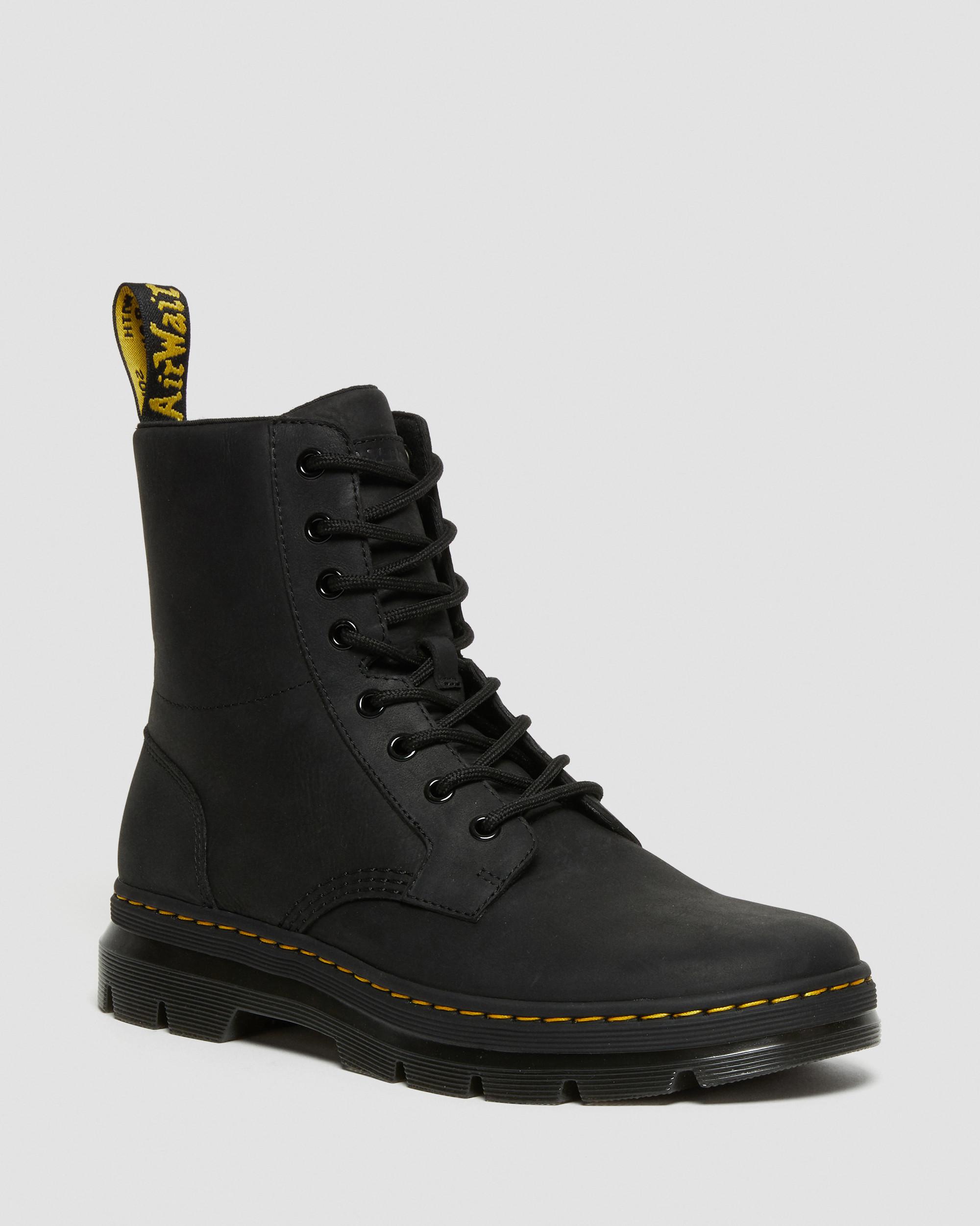 Combs Leather Casual Boots in Black | Dr. Martens