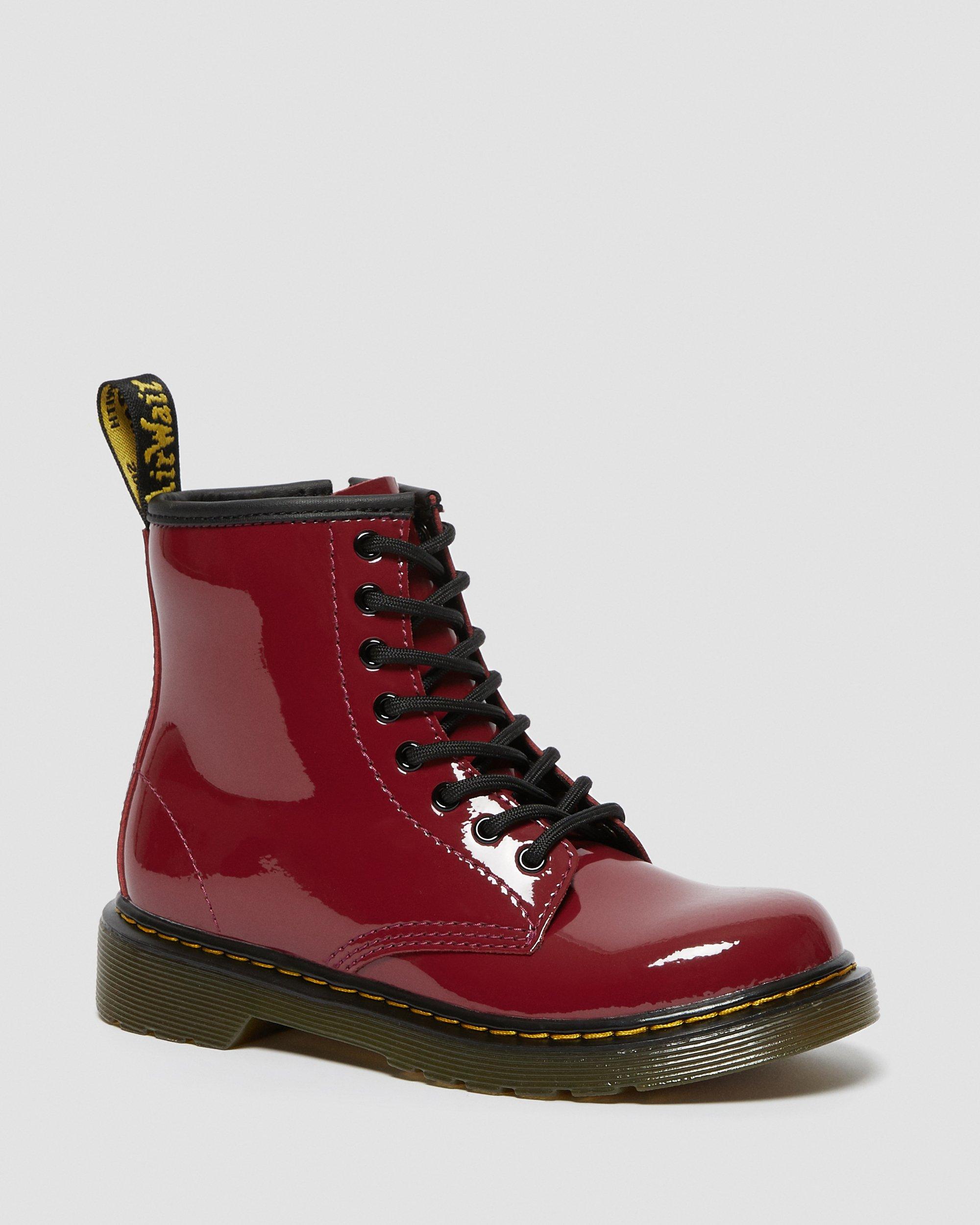 Junior 1460 Patent Leather Lace Up Boots