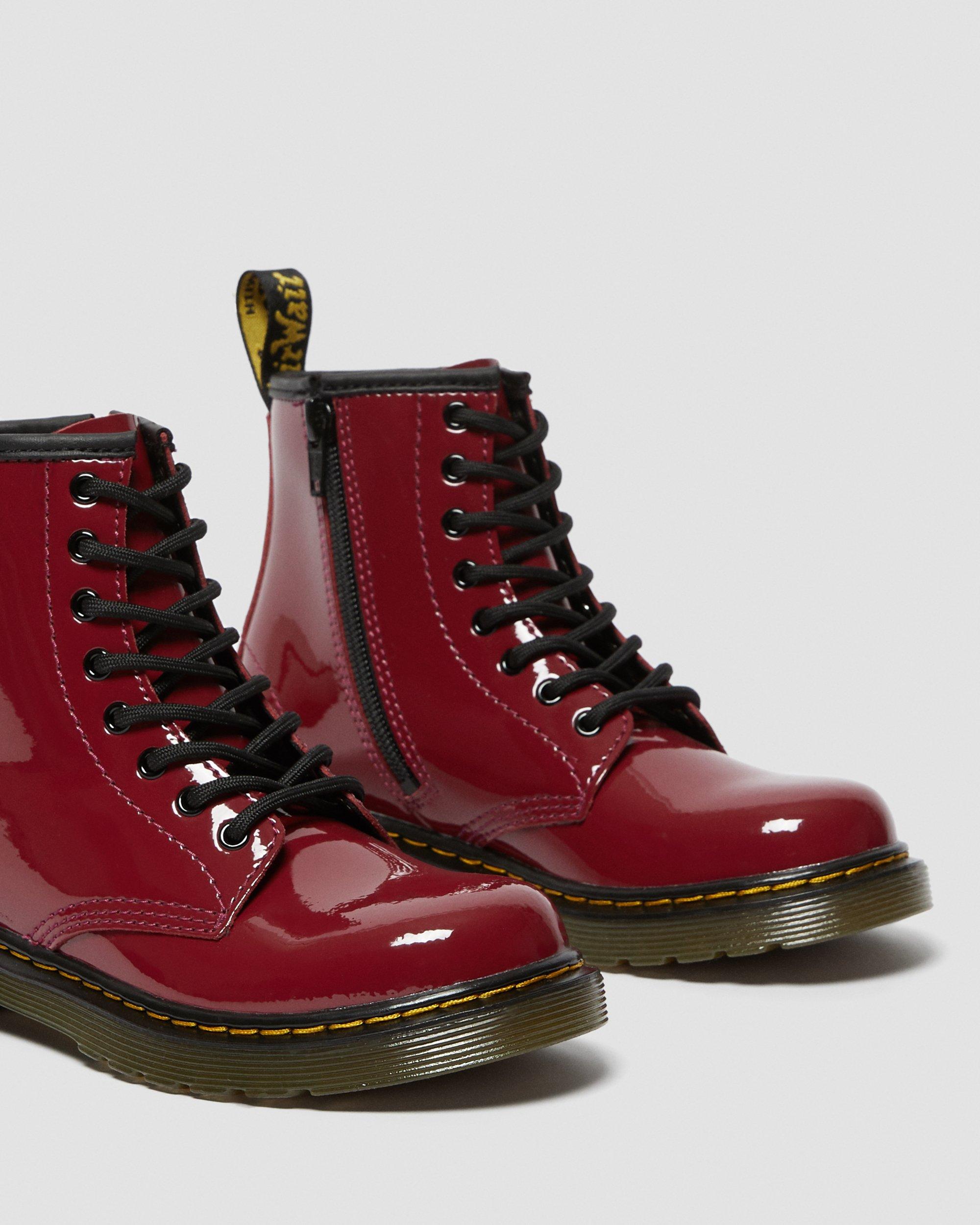 Junior 1460 Patent Leather Lace Up Boots