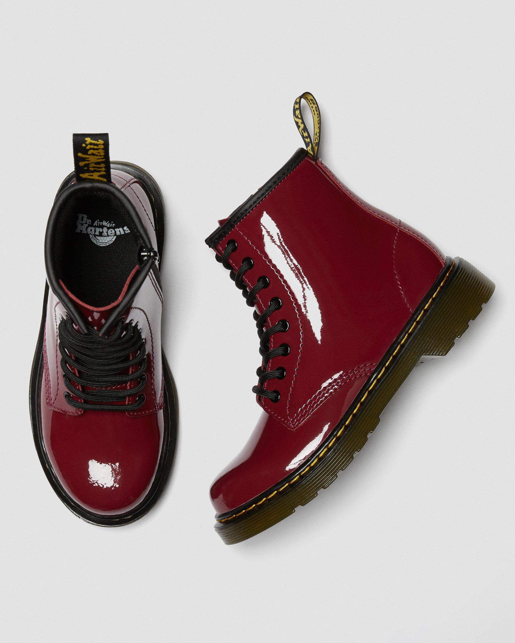 Junior 1460 Patent Leather Lace Up Boots