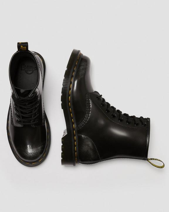 1460 LEATHER ANKLE BOOTS in Silver | Dr. Martens