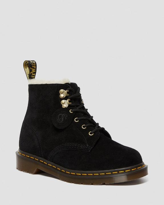 101 Suede Shearling Lined Boots Dr. Martens
