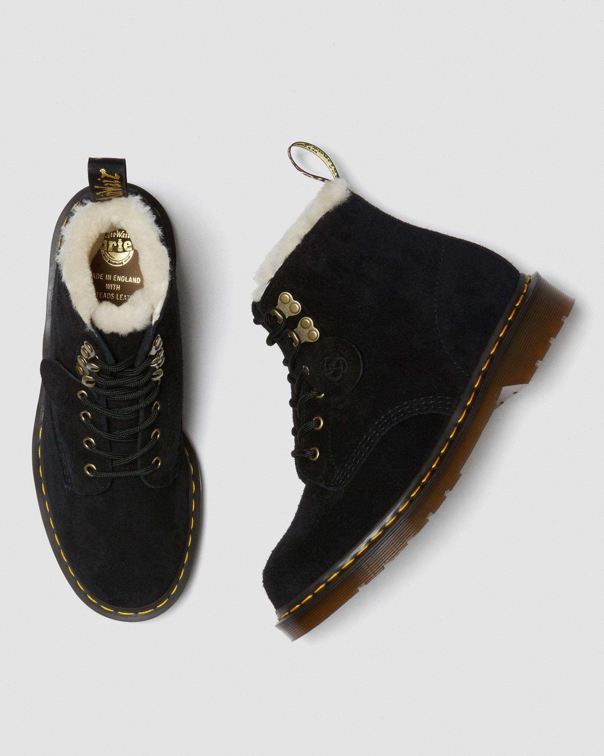 101 SUEDE SHEARLING LINED BOOTS Dr. Martens