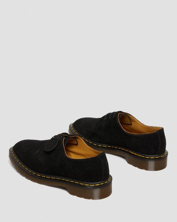 1461 SUEDE LACE UP SHOES in Black | Dr. Martens
