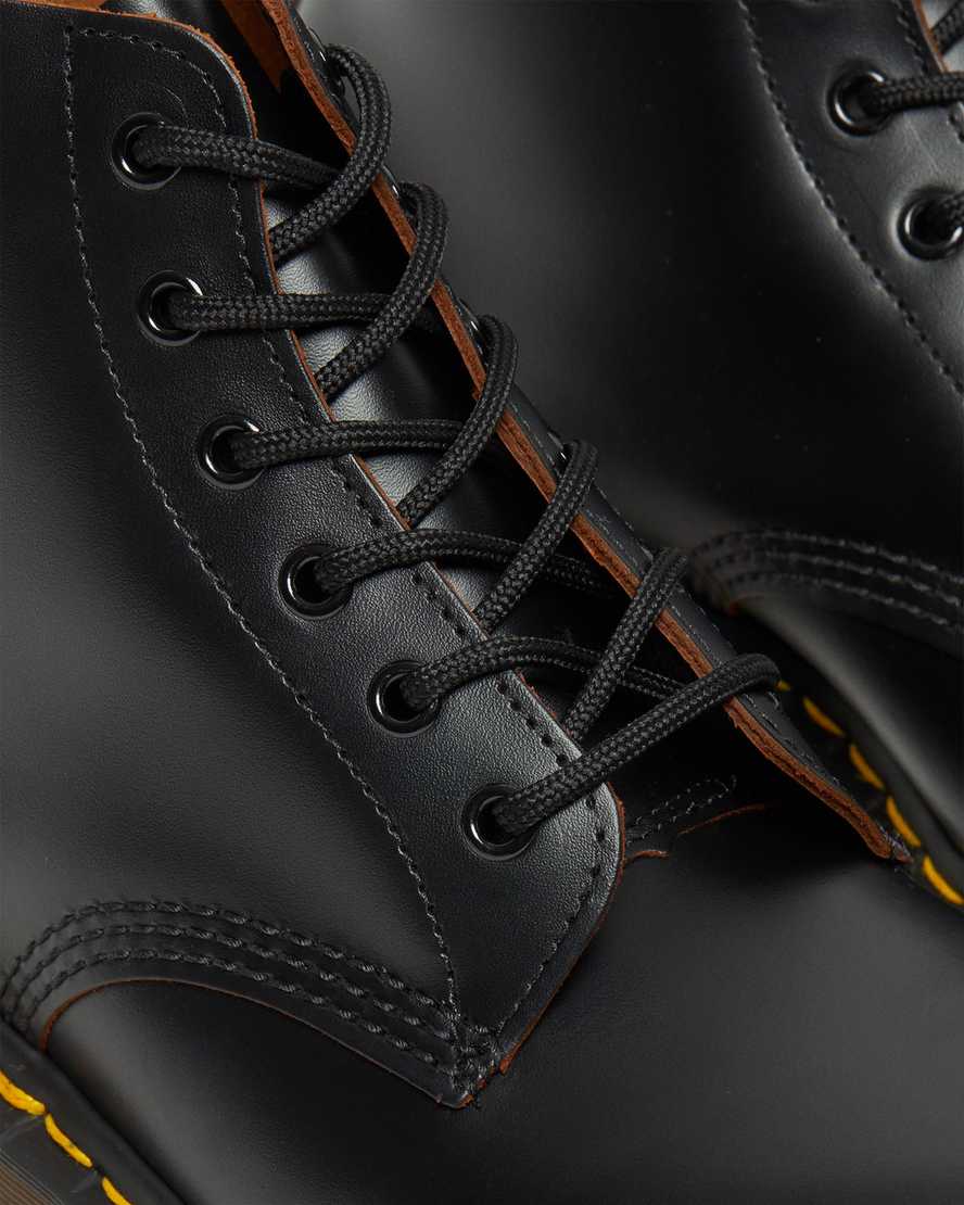 Vintage 101 Quilon Leather Ankle Boots BlackVINTAGE 101 LÆDER ANKELSTØVLER Dr. Martens