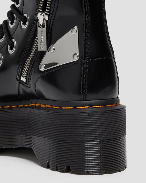 JADON MAX REBEL LEATHER PLATFORM BOOTS in Black Buttero | Dr JADON MAX REBEL LEATHER PLATFORM BOOTS in Black Buttero | Dr