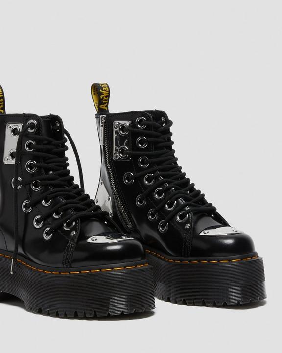 JADON MAX REBELBOOTS JADON MAX REBEL EN CUIR À PLATEFORME Dr. Martens