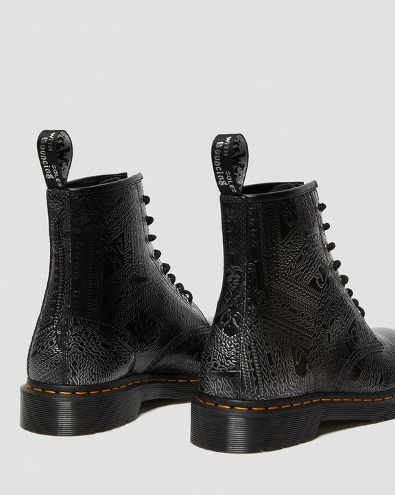 1460 Arcadia Embossed Leather Boots Dr. Martens