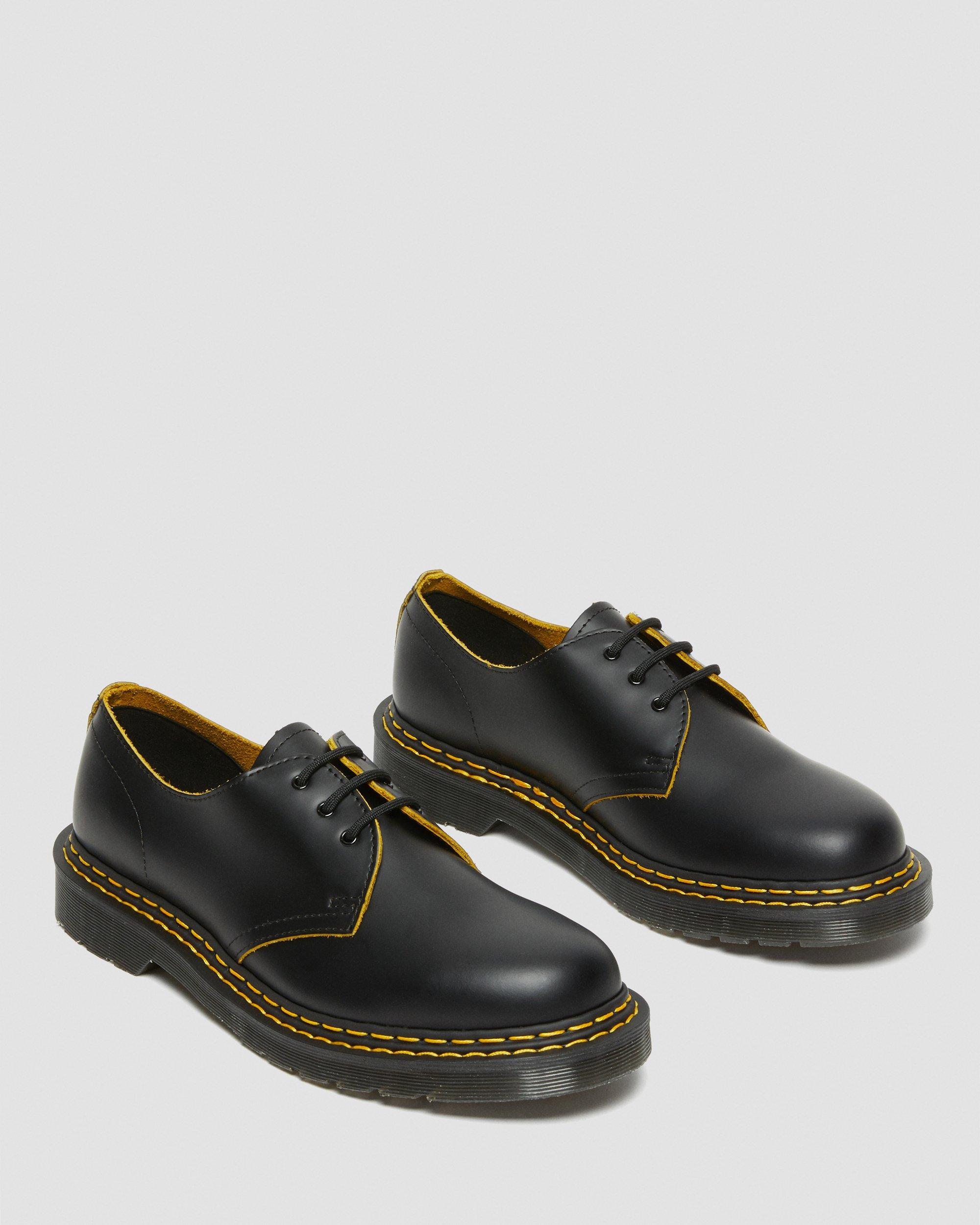 1461 LEREN SCHOENEN MET DUBBELE STIKSELS