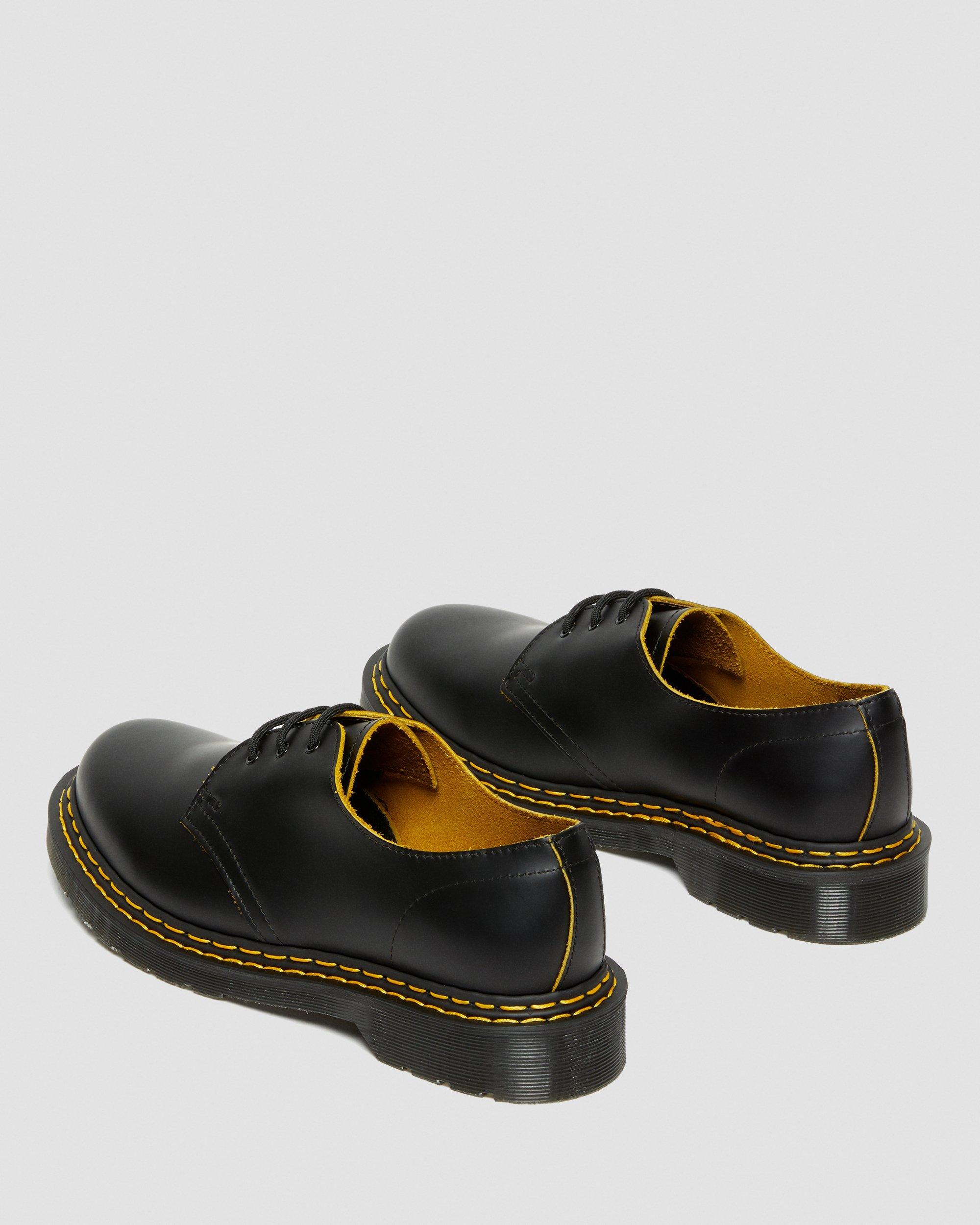 1461 LEREN SCHOENEN MET DUBBELE STIKSELS