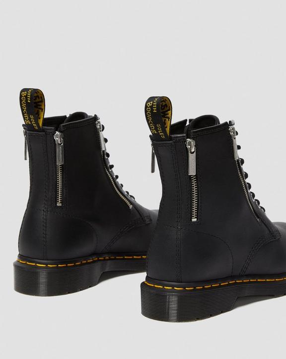 1460 Zip Nappa Leather Lace Up Boots Dr. Martens