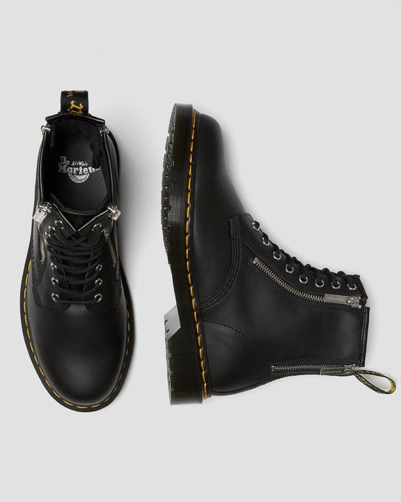 DR MARTENS 1460 Zip Nappa Leather Lace Up Boots