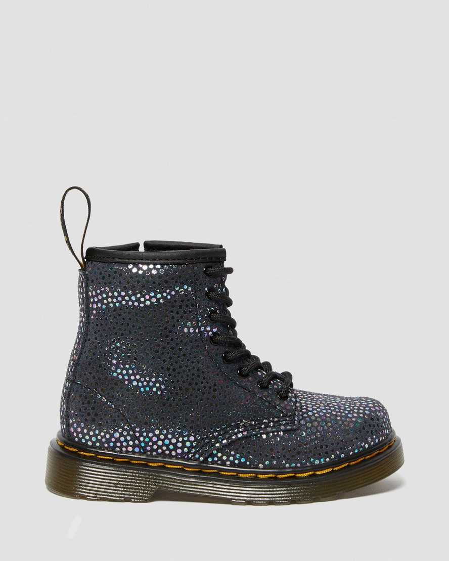 1460 TTODDLER 1460 METALLIC SUEDE ANKLE BOOTS Dr. Martens