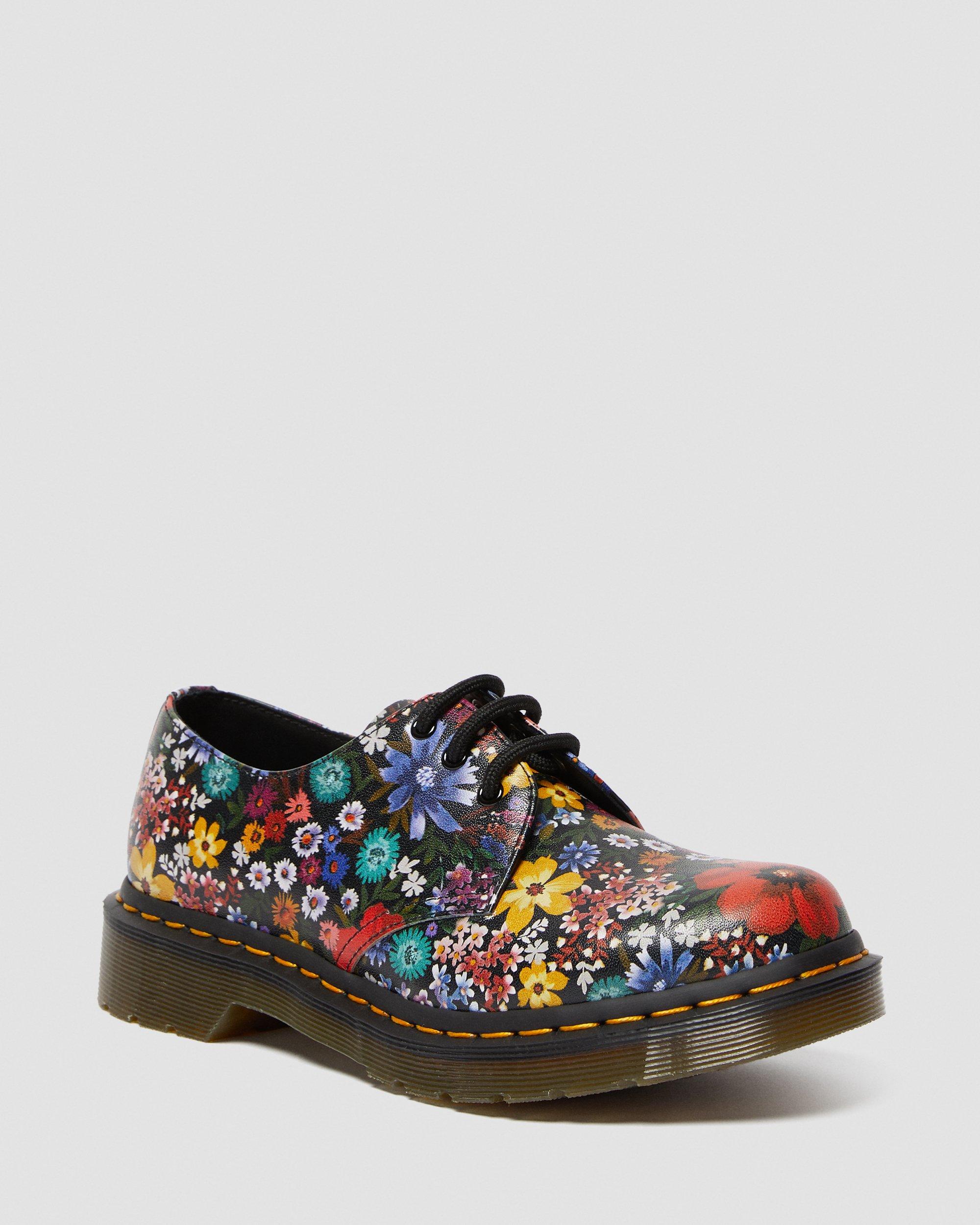 1461 Women's Floral Oxford Shoes in MULTI | Dr. Martens™